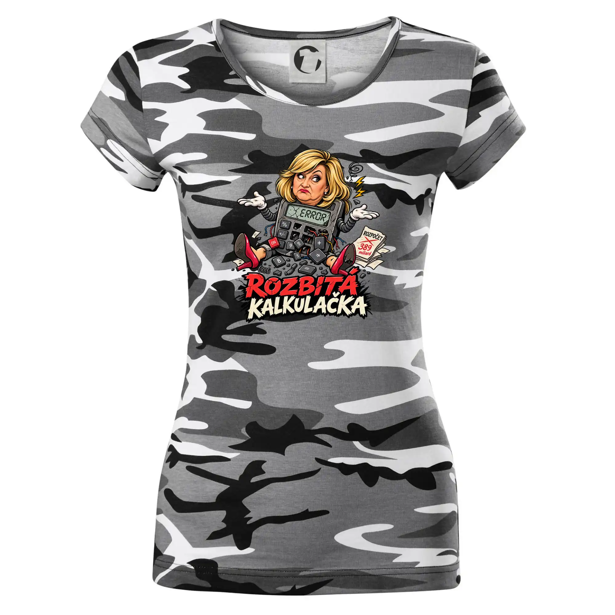 Alenka - rozbitá kalkulačka