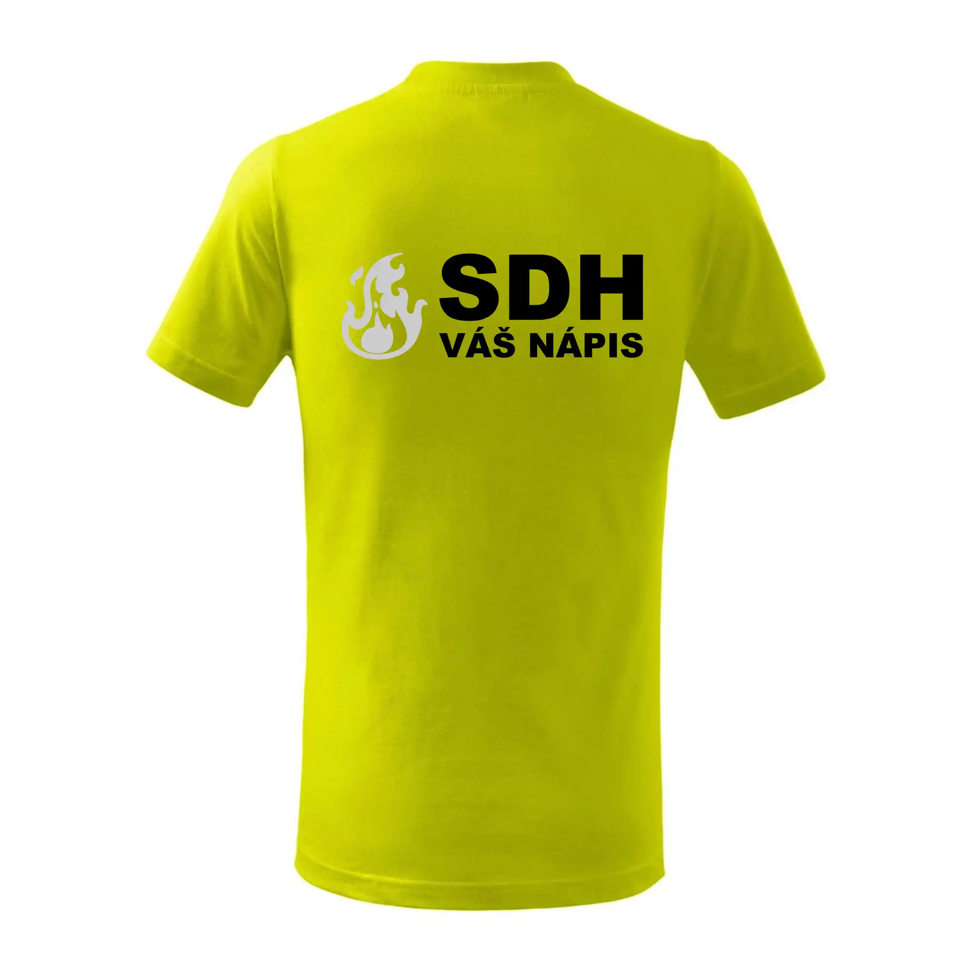 SDH REFLEXNÍ nápis (oheň, firesport, název sboru - vlastní nápis)