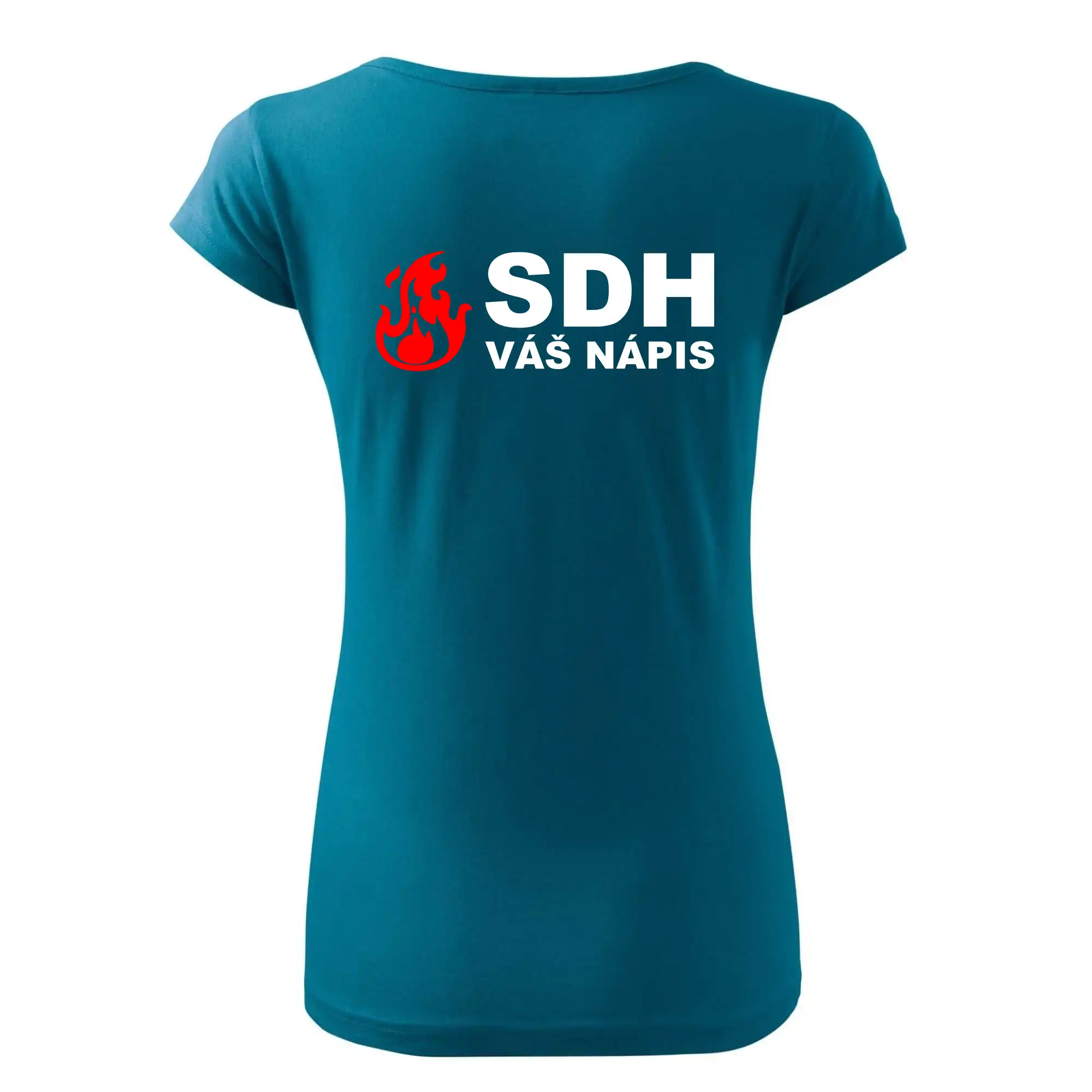 SDH nápis (oheň, název sboru - vlastní nápis)