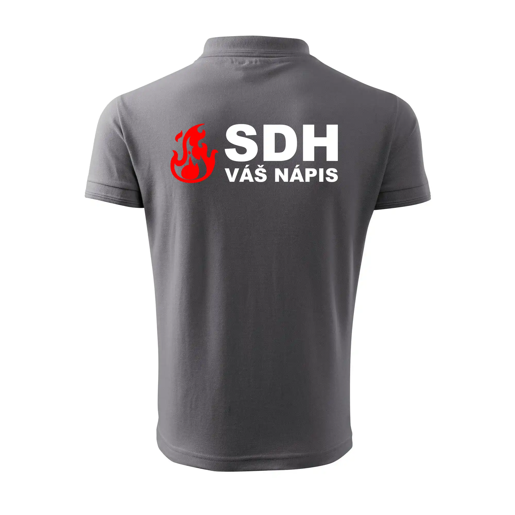 SDH nápis (oheň, firesport, název sboru - vlastní nápis)