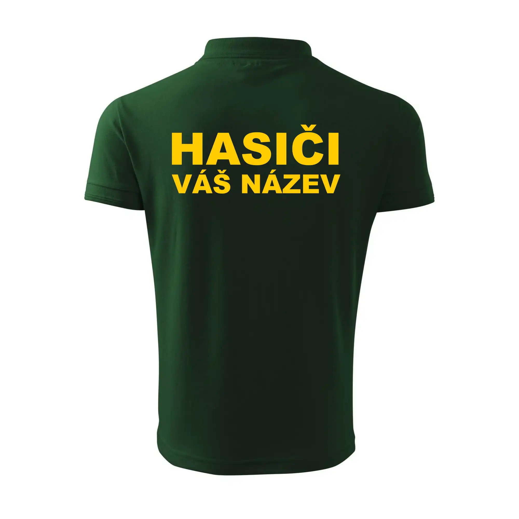 Hasiči - žlutý nápis - váš název sboru