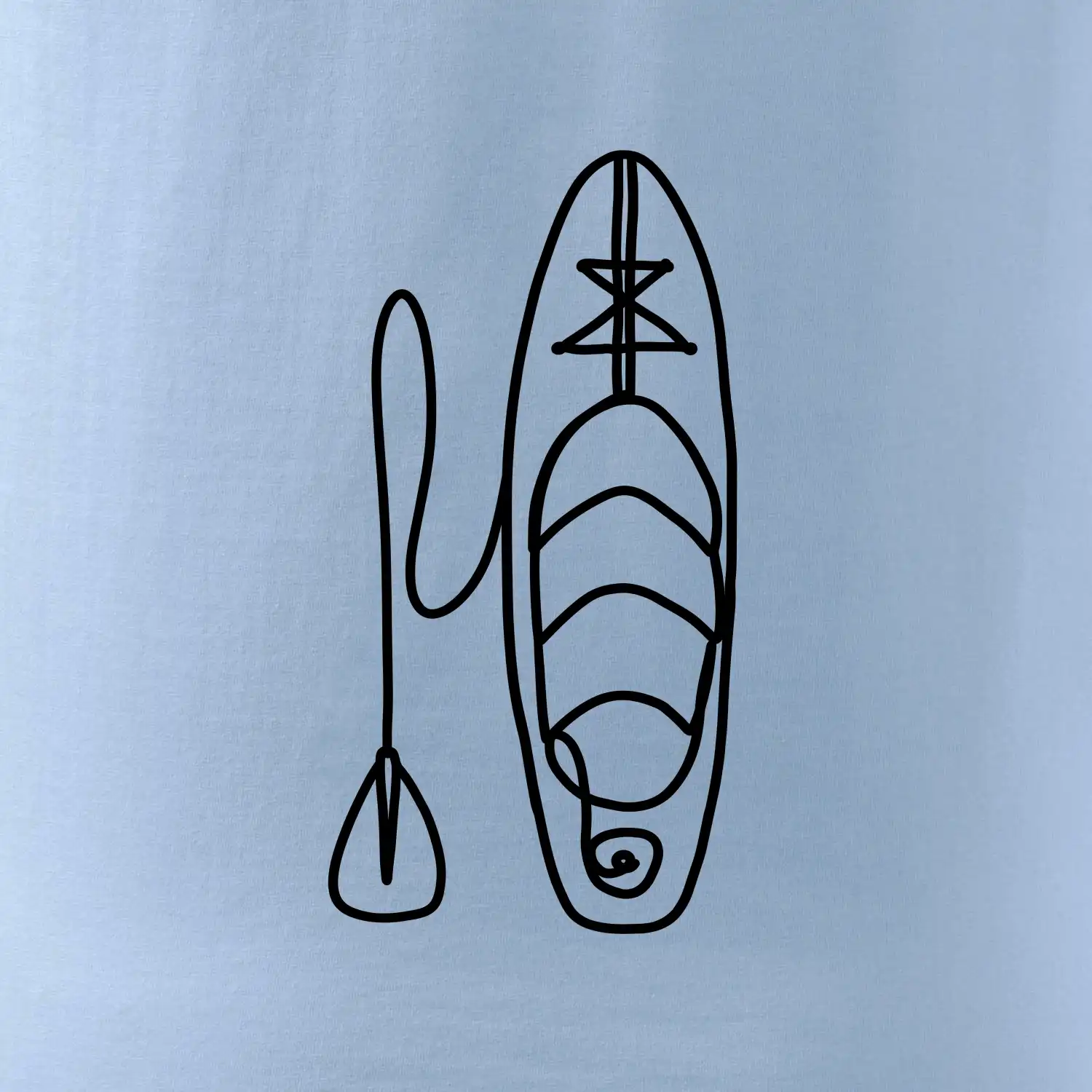 Paddleboard jedním tahem
