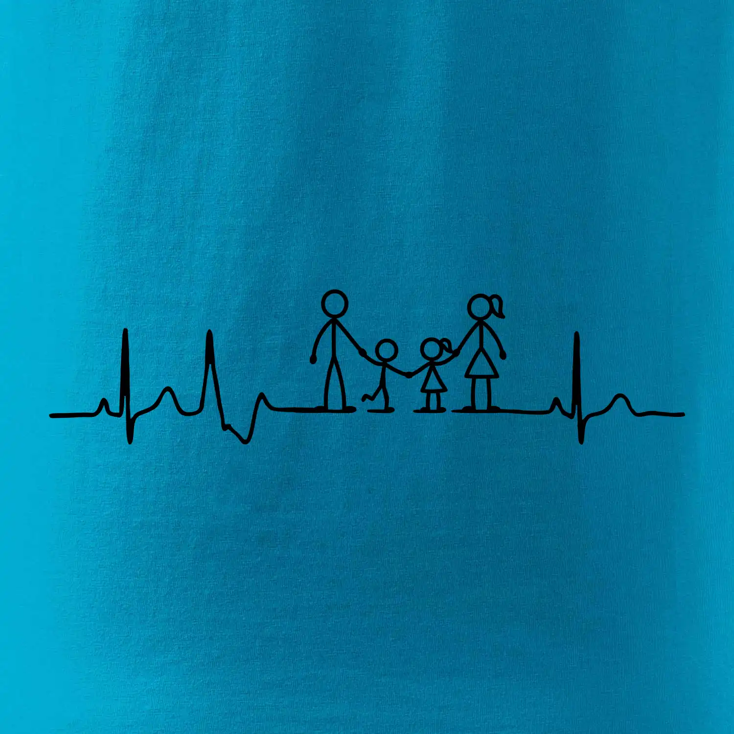 EKG rodina - kluk holka