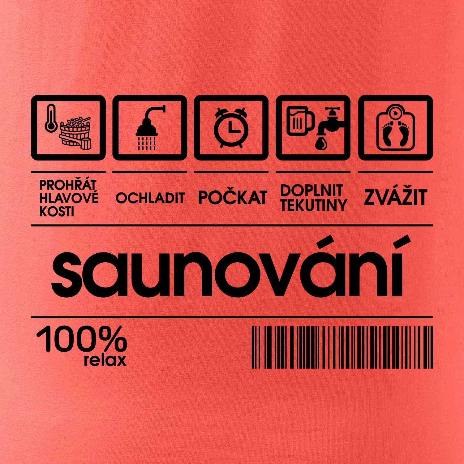 Čárový kód - sauna