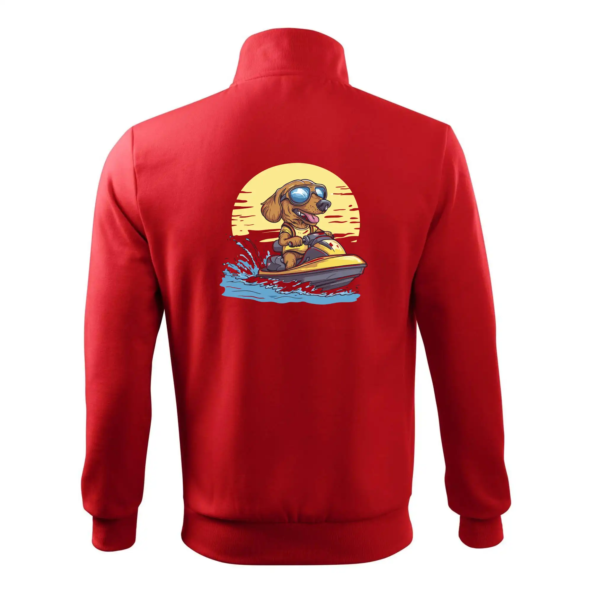 Jezevčík na vodním skútru