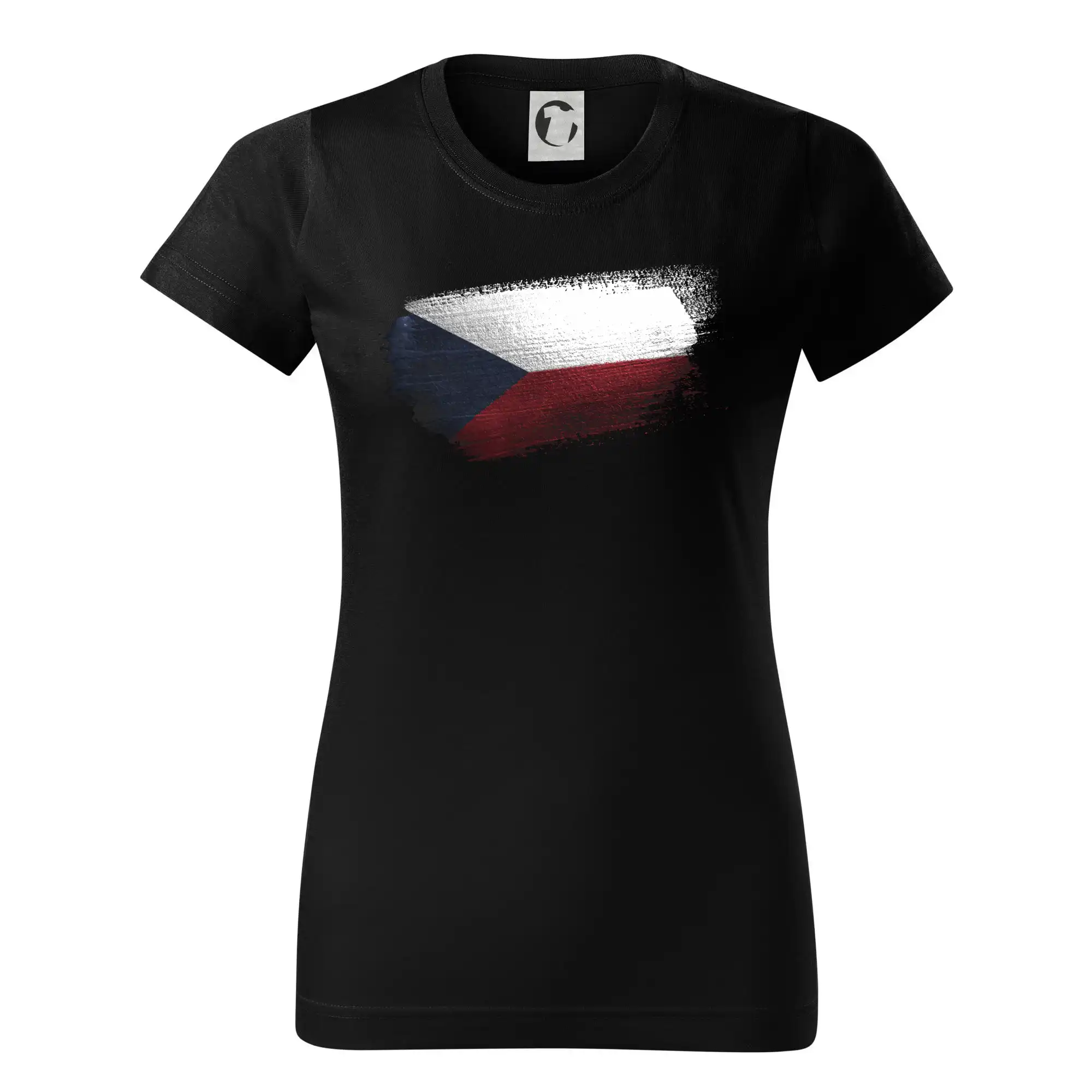 Česká vlajka okousaná