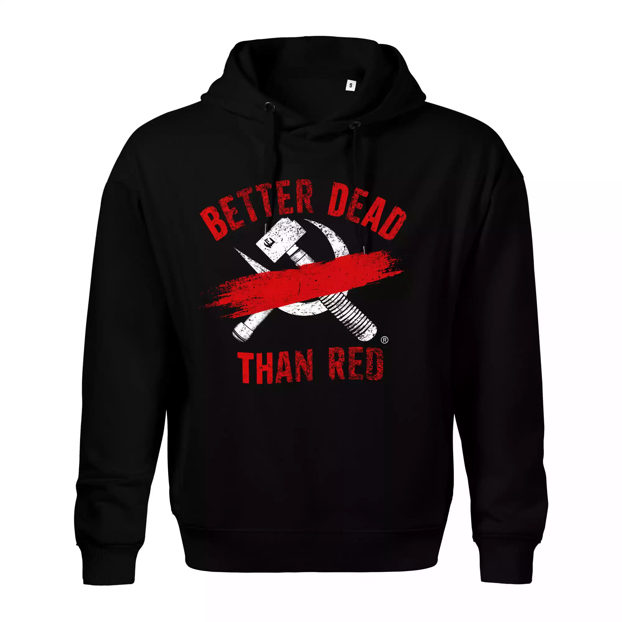 BETTER DEAD THAN RED - přeškrtnutý