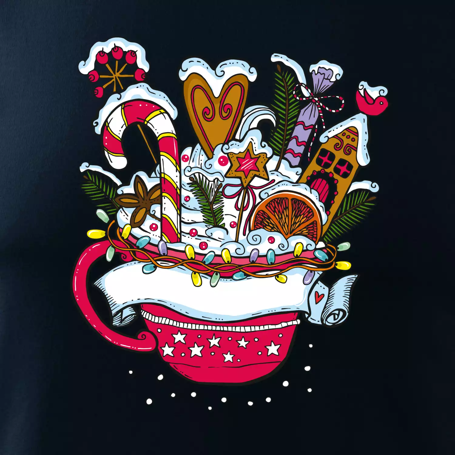 Vánoční Punč - hrneček (Pecka design)
