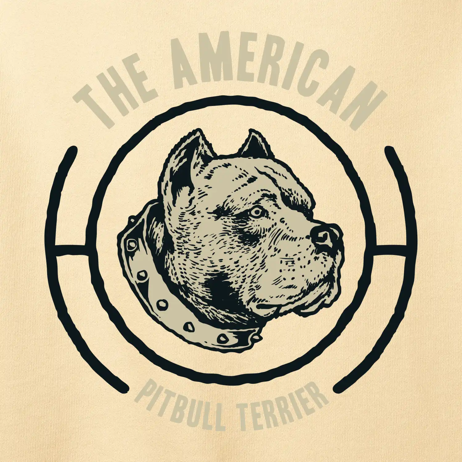 Americký pitbull terier hlava