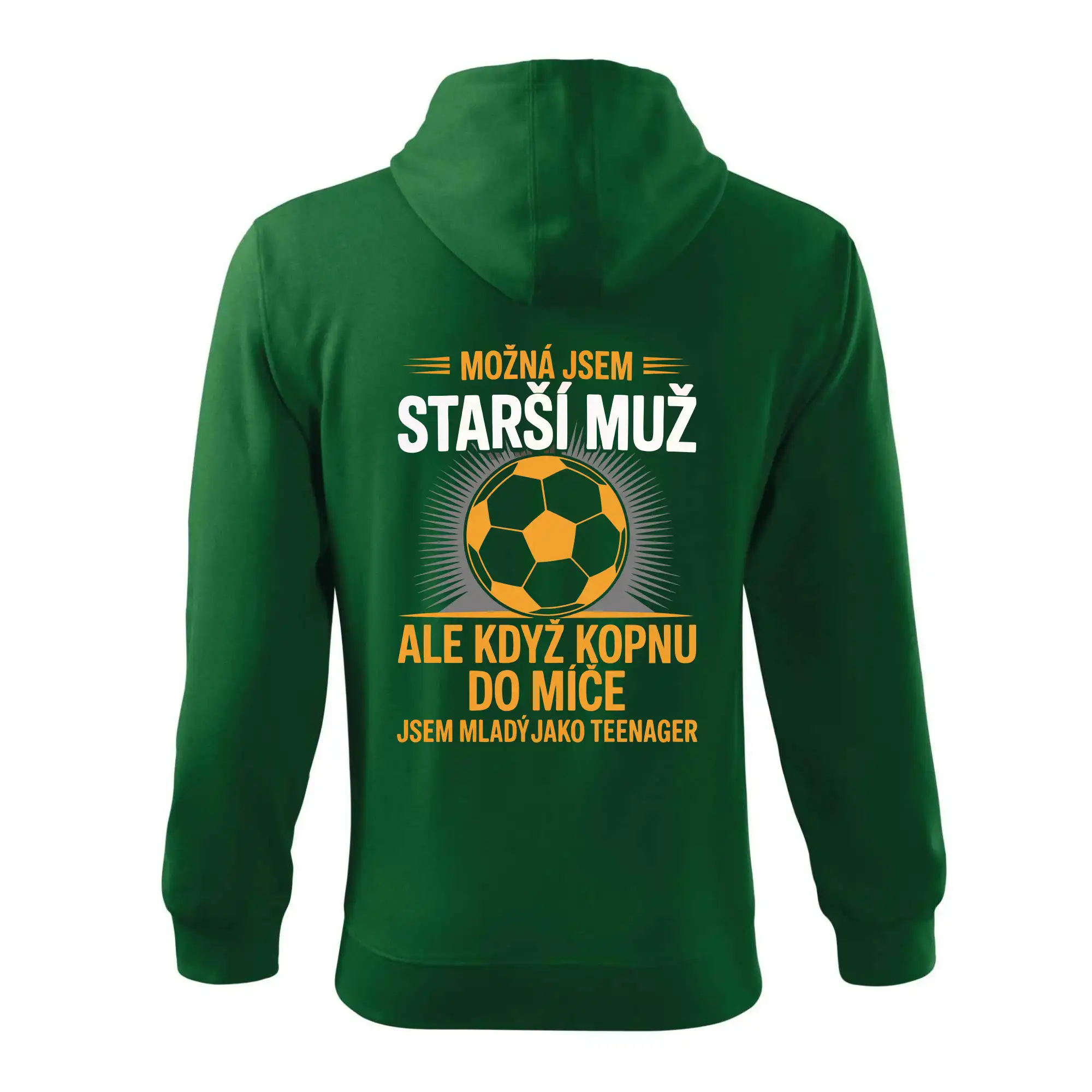 Možná jsem starší muž,  ale když kopnu do míče