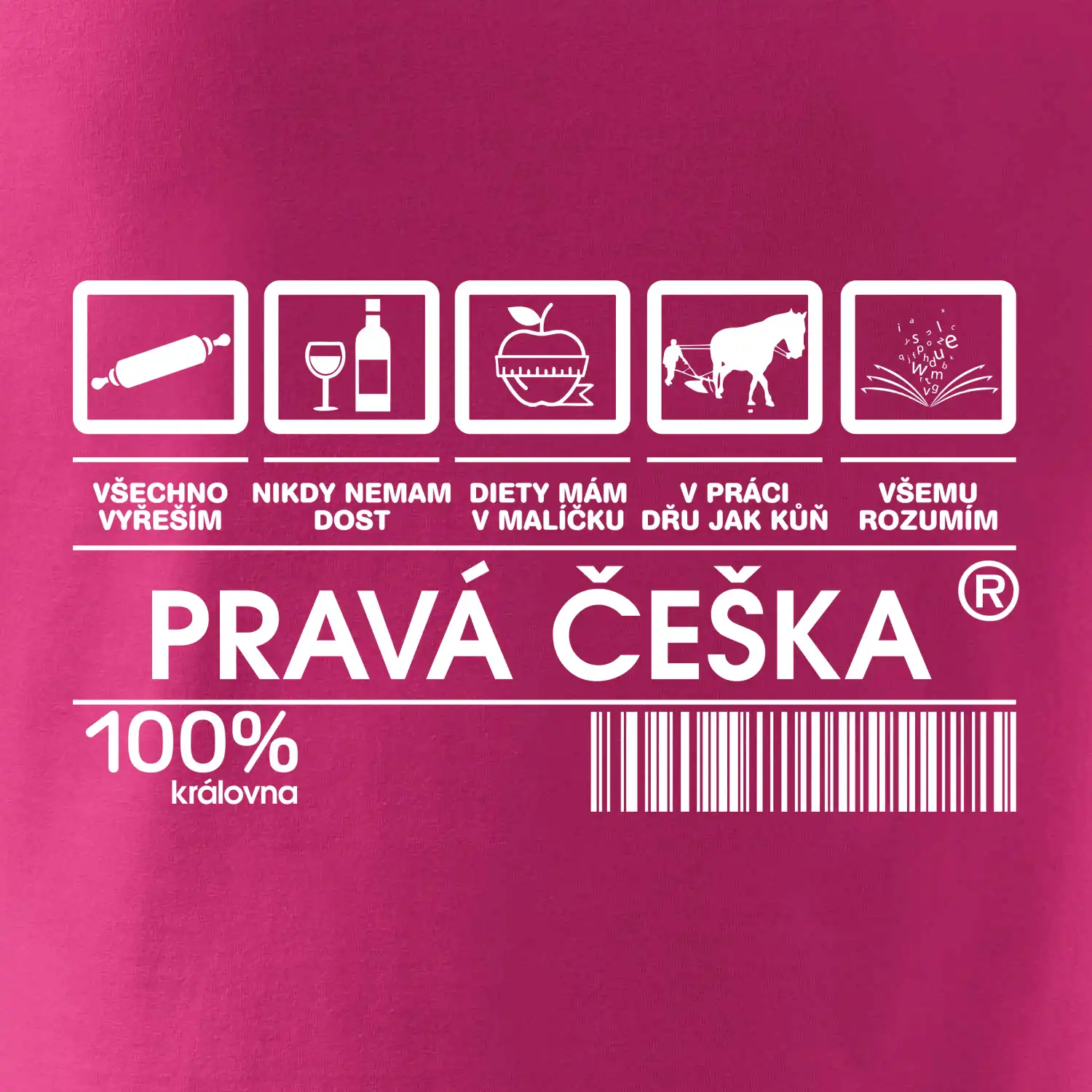 Čárový kód  - Pravá Češka