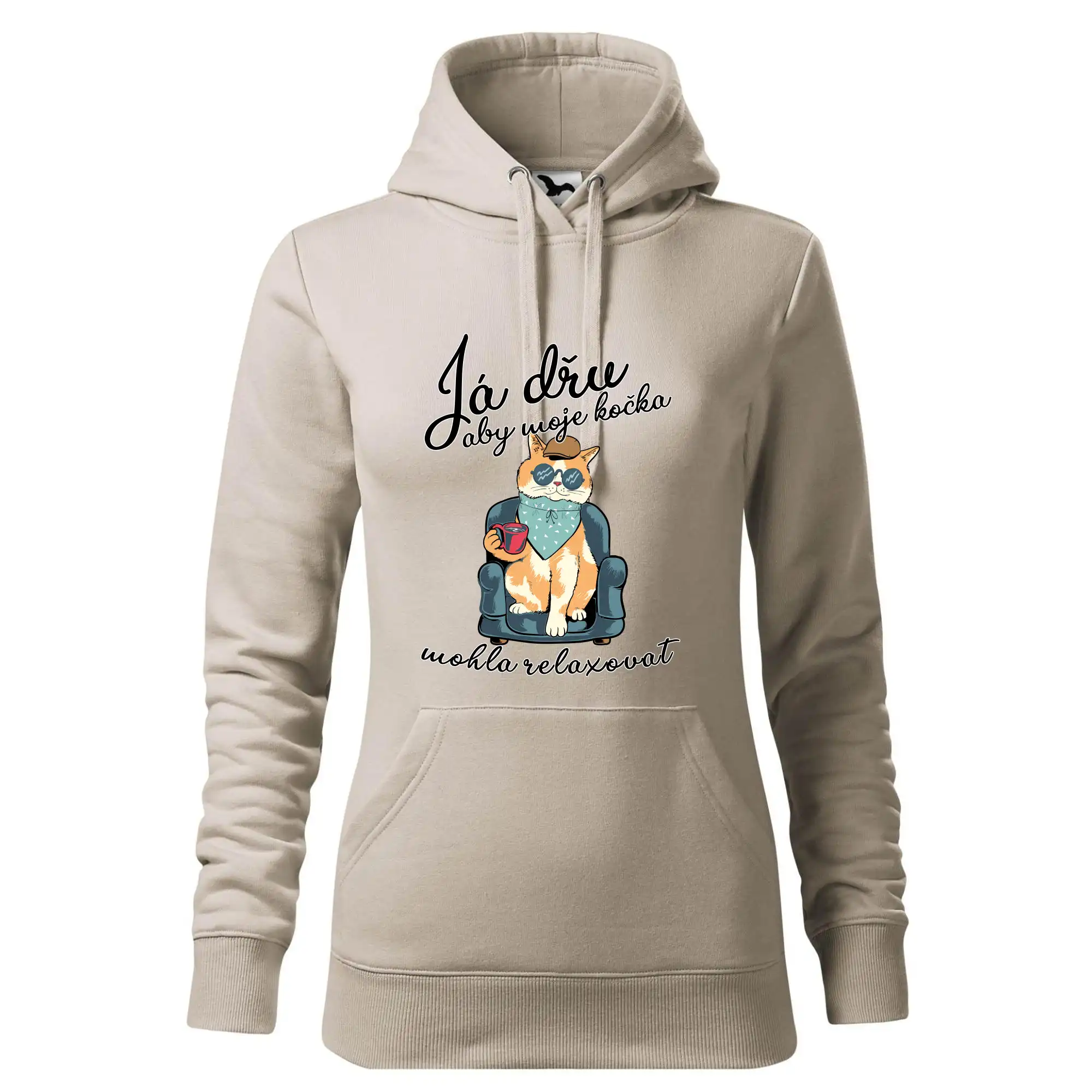 Já dřu, aby moje kočka mohla relaxovat