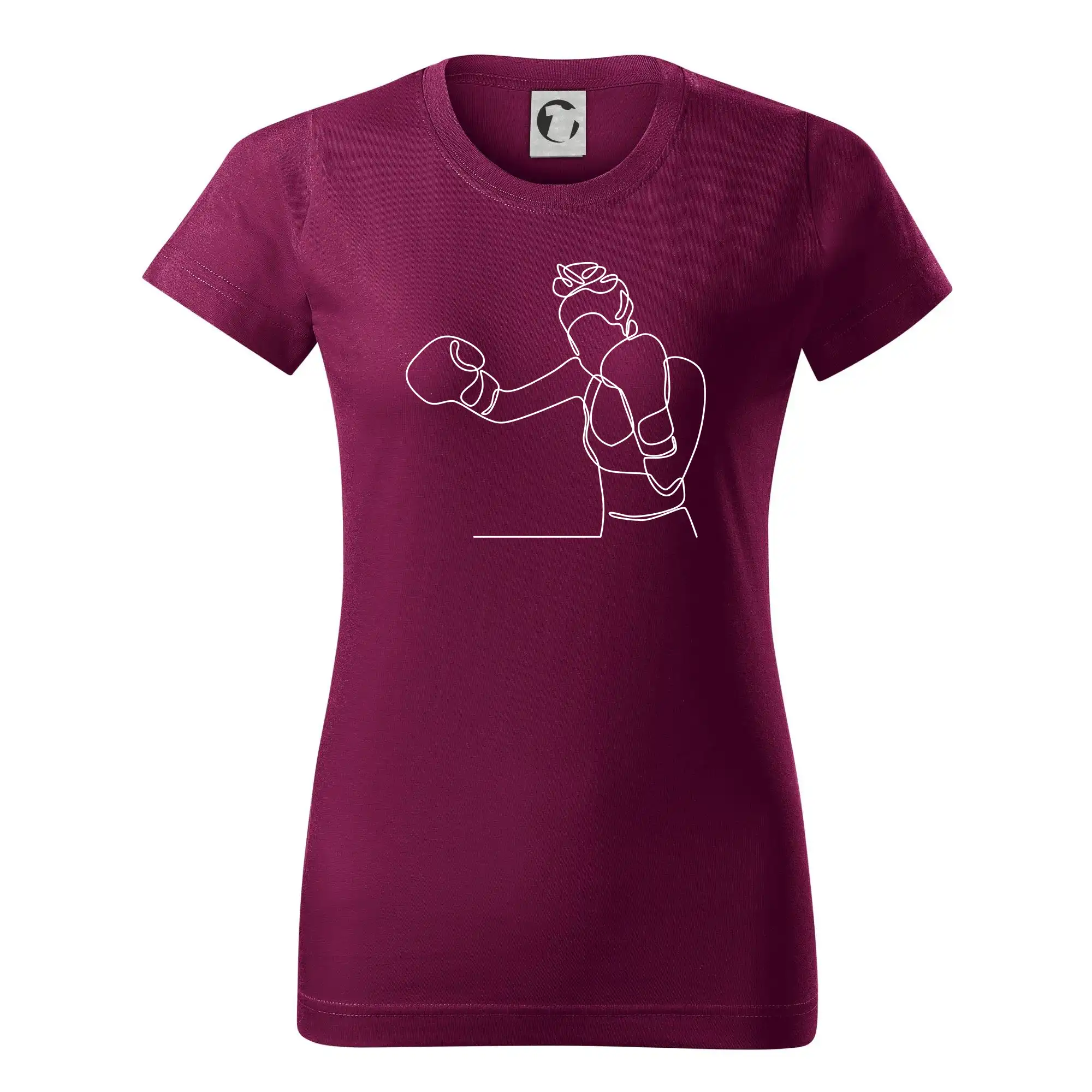 Žena boxerka jedním tahem