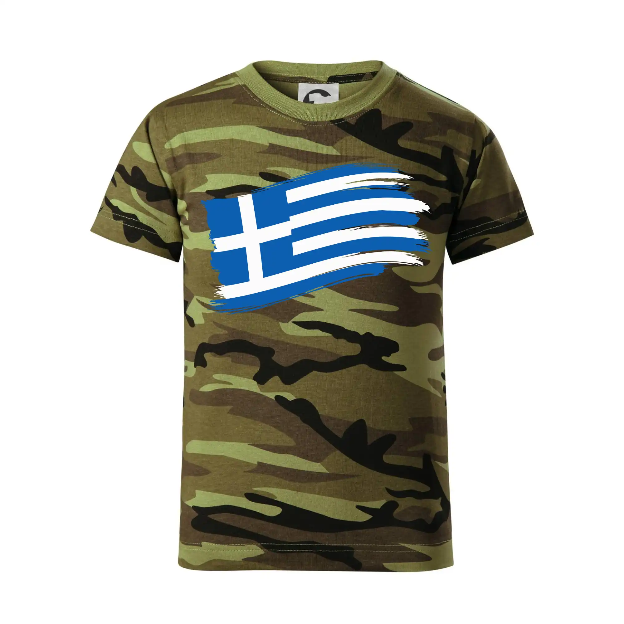 Řecko vlajka - štětkou