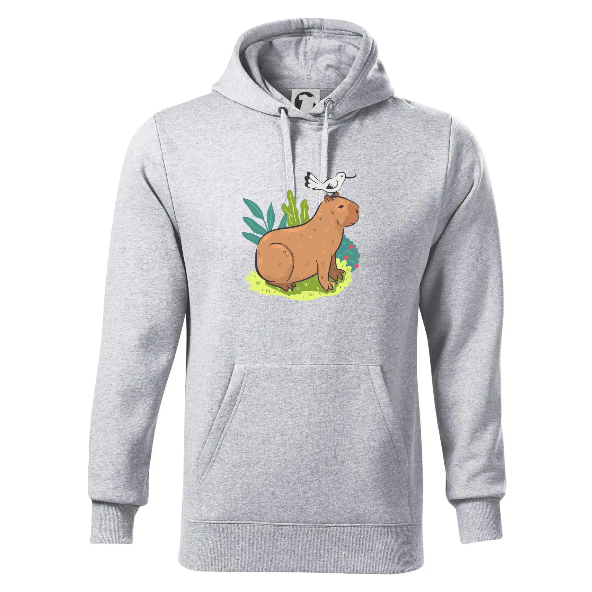 Kapybara a ptáček