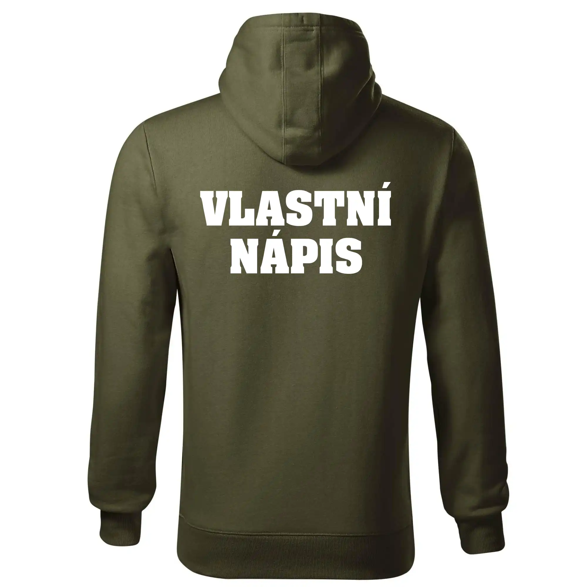 Hvězda života - vlastní nápis vpředu a vzadu
