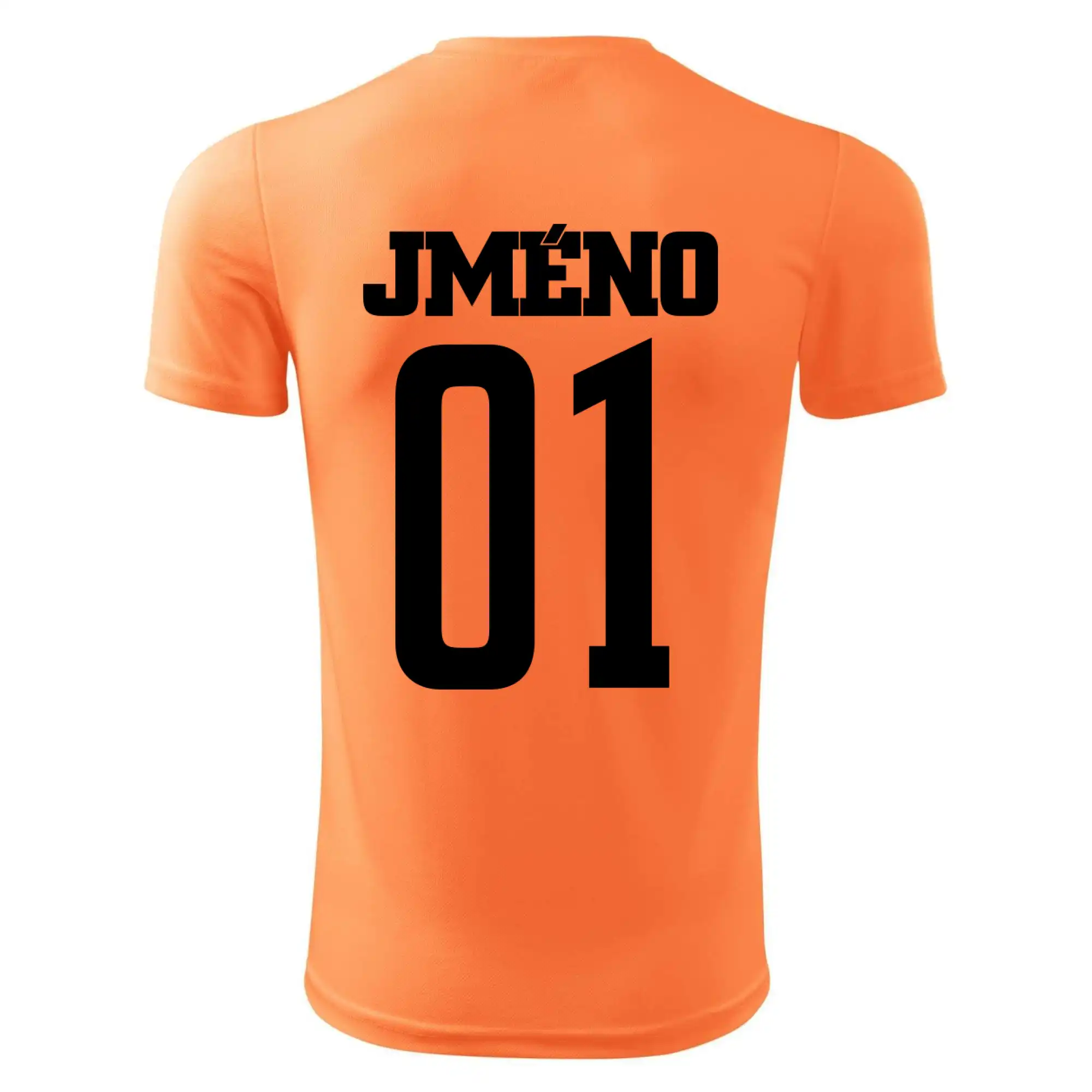 Fotbalový dres - vlastní jméno a číslo