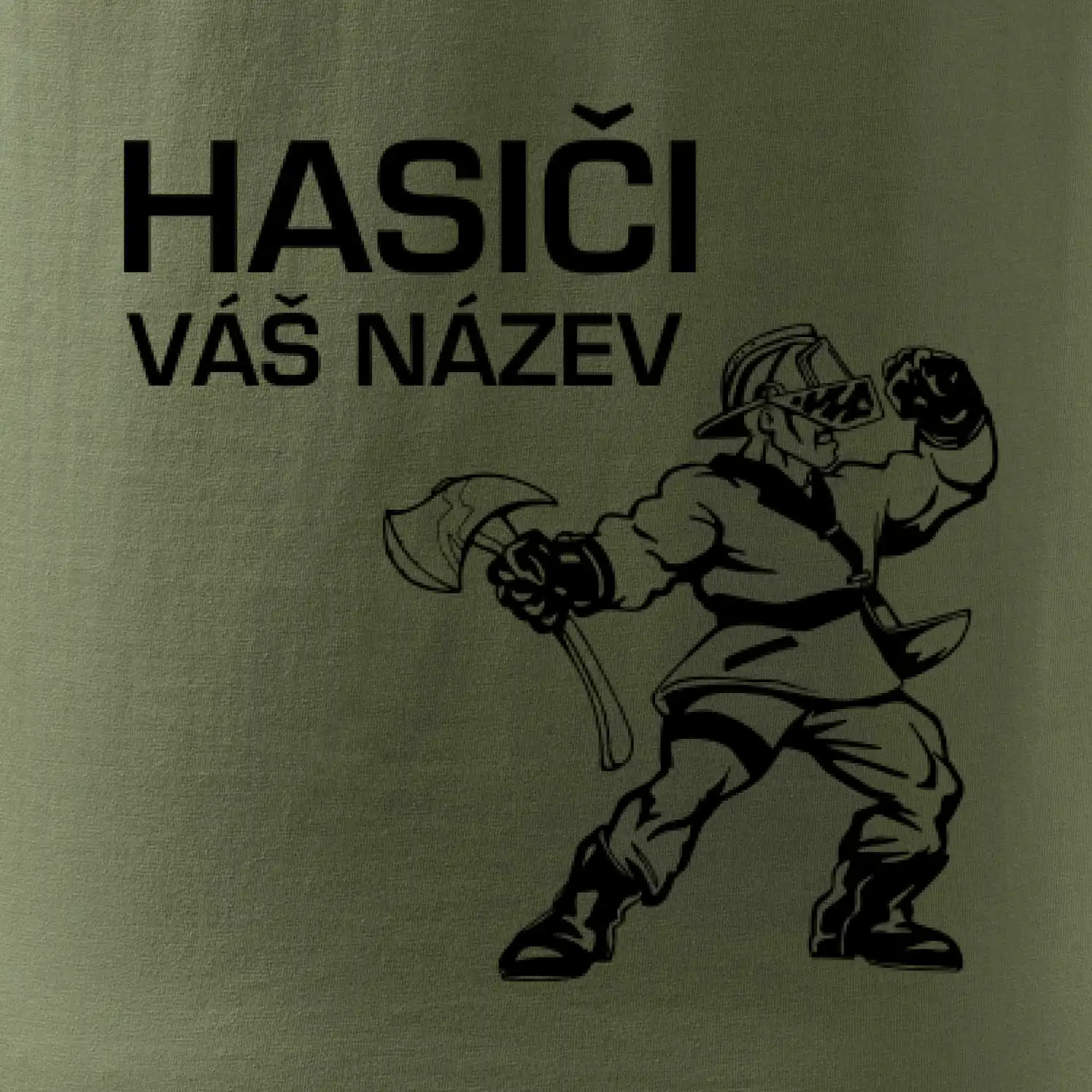 Hasič postava - vlastní název