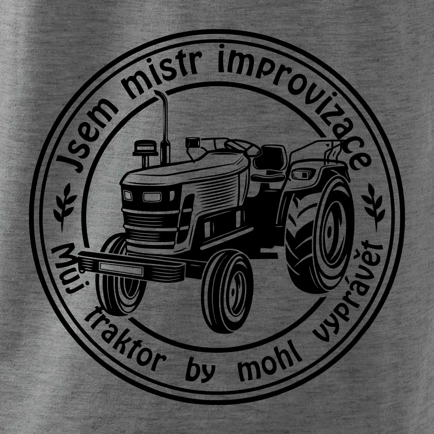 Mistr improvizace starý traktor