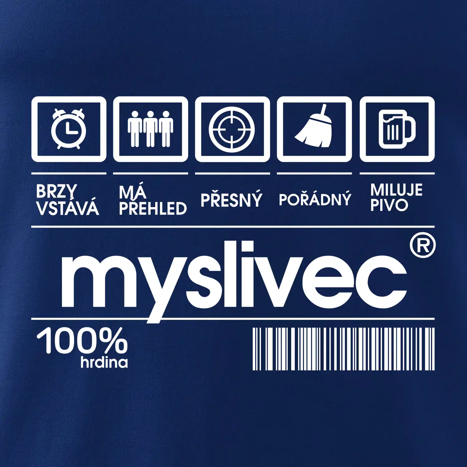 Čárový kód myslivec