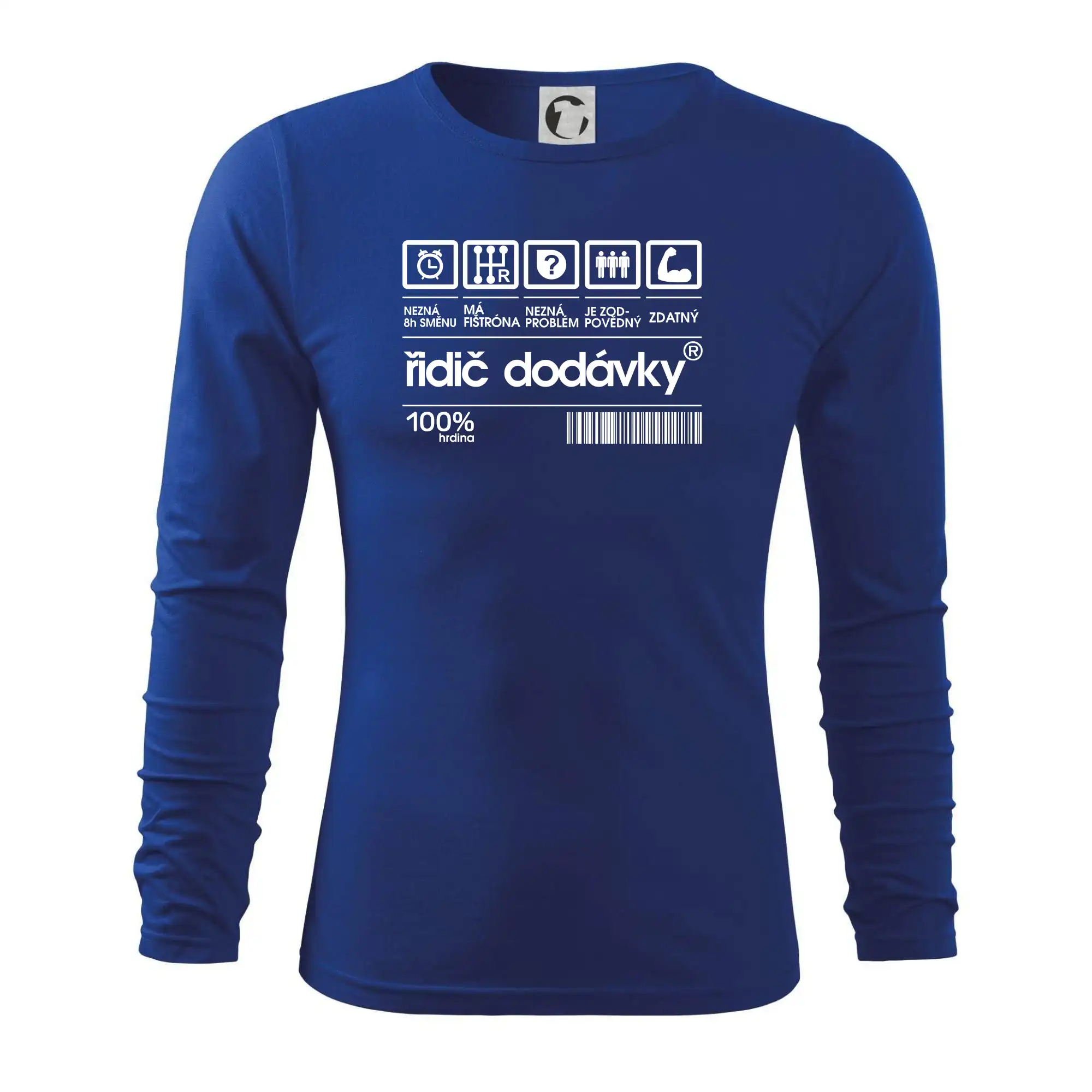 Čárový kód - řidič dodávky