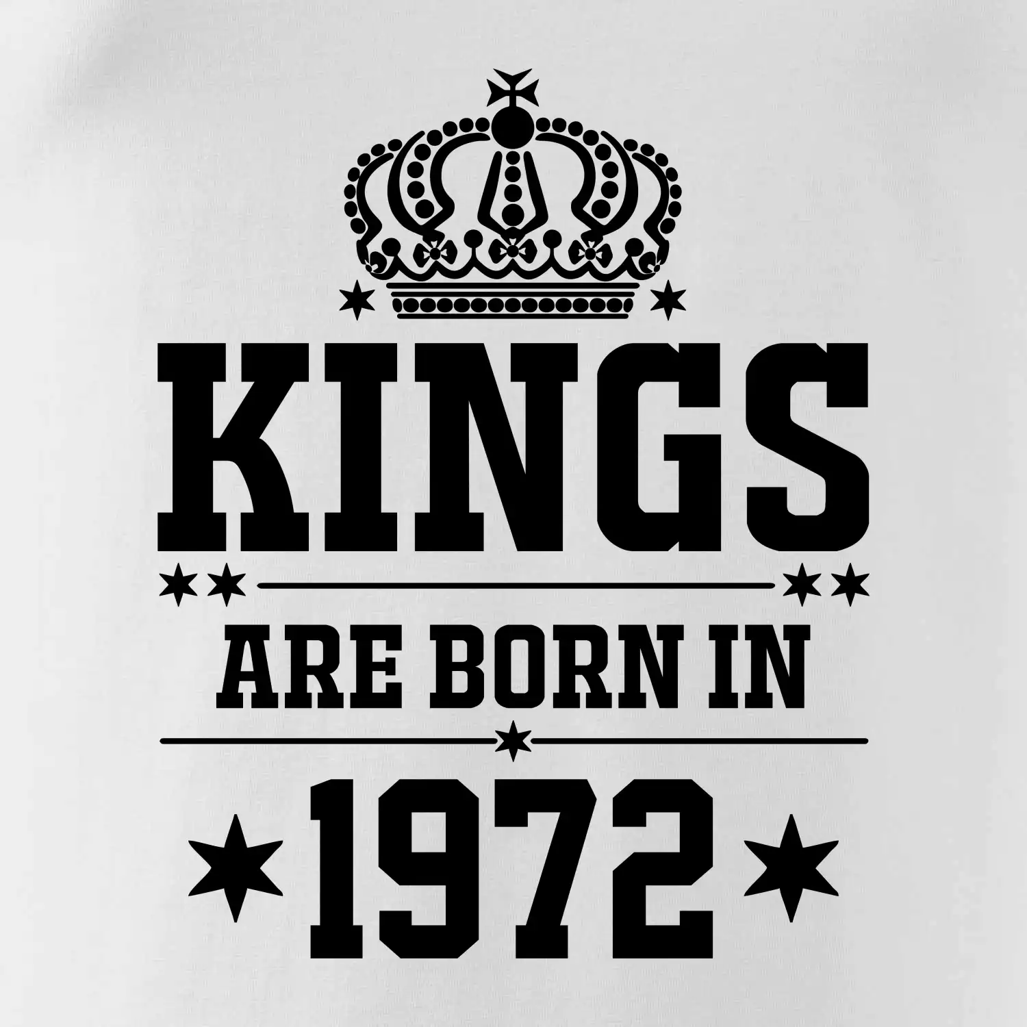 Kings are born in 1972