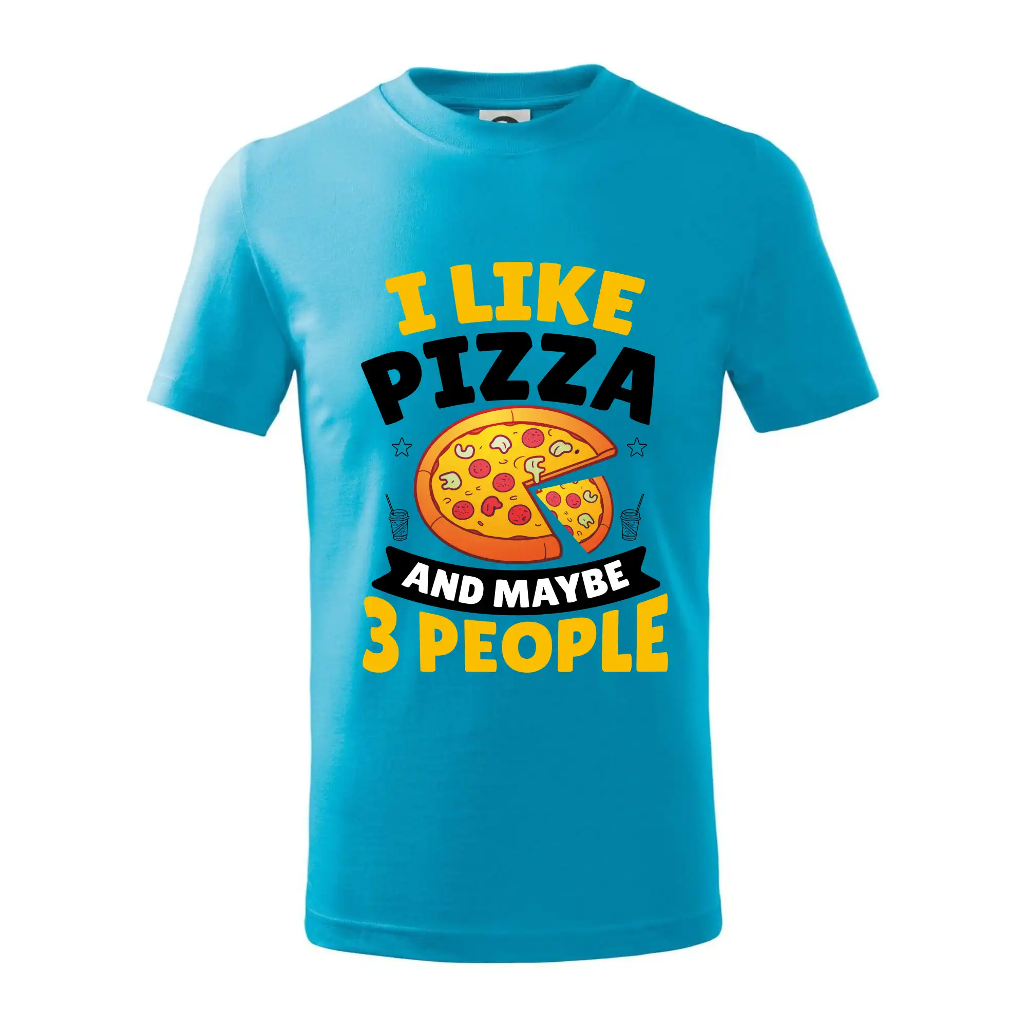 I like pizza and maybe 3 people