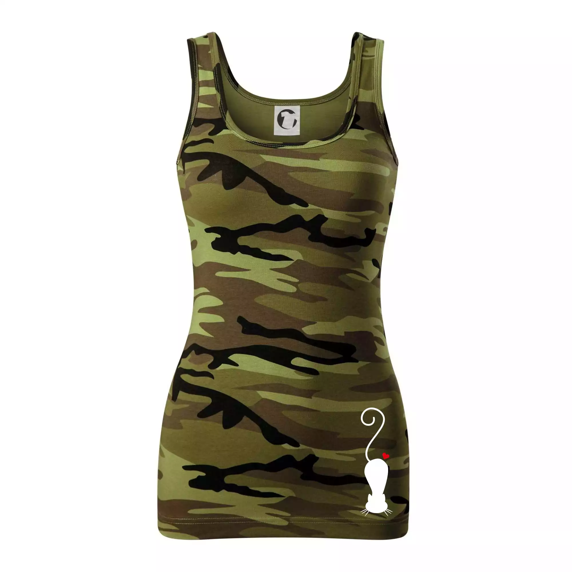 Zamilovaná kočka ležící