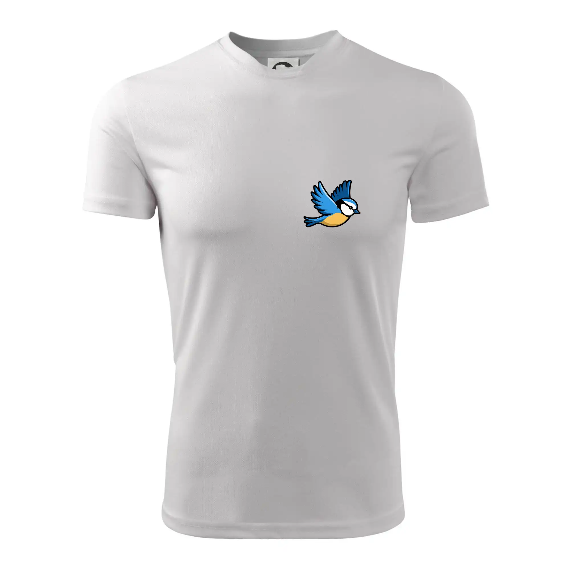 Sýkorka modřinka na prsu