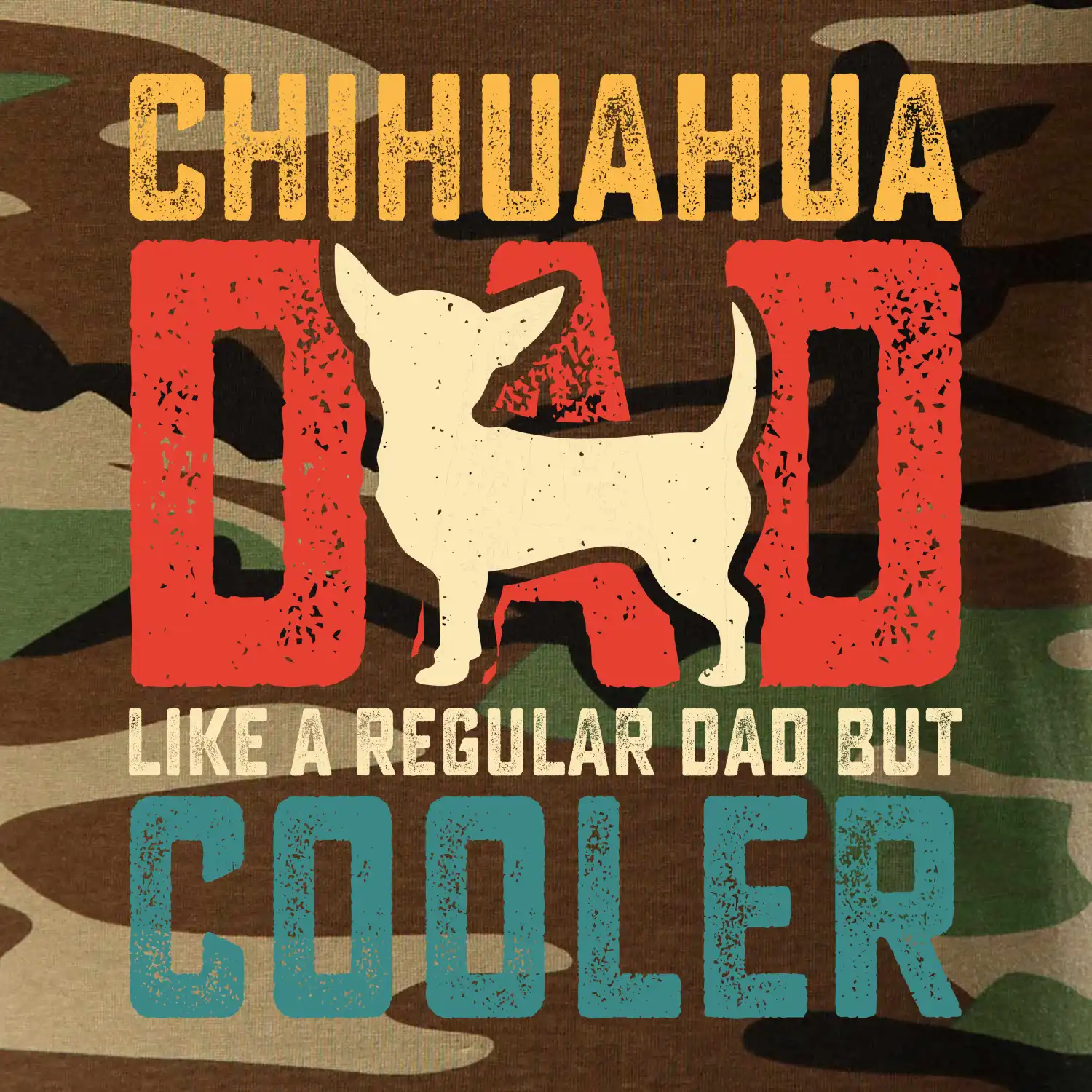 Chihuahua dad like a regular dad