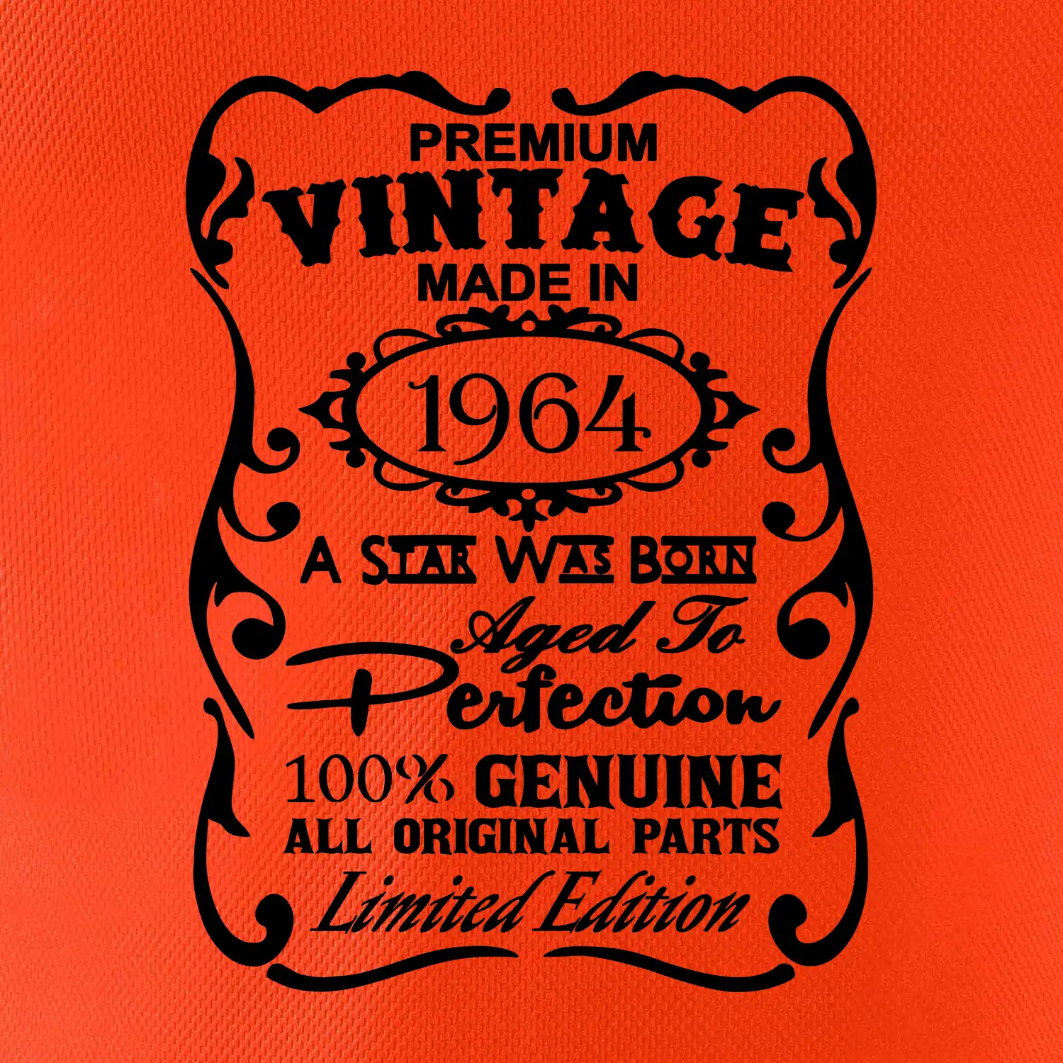 Vintage Etiketa - 1964