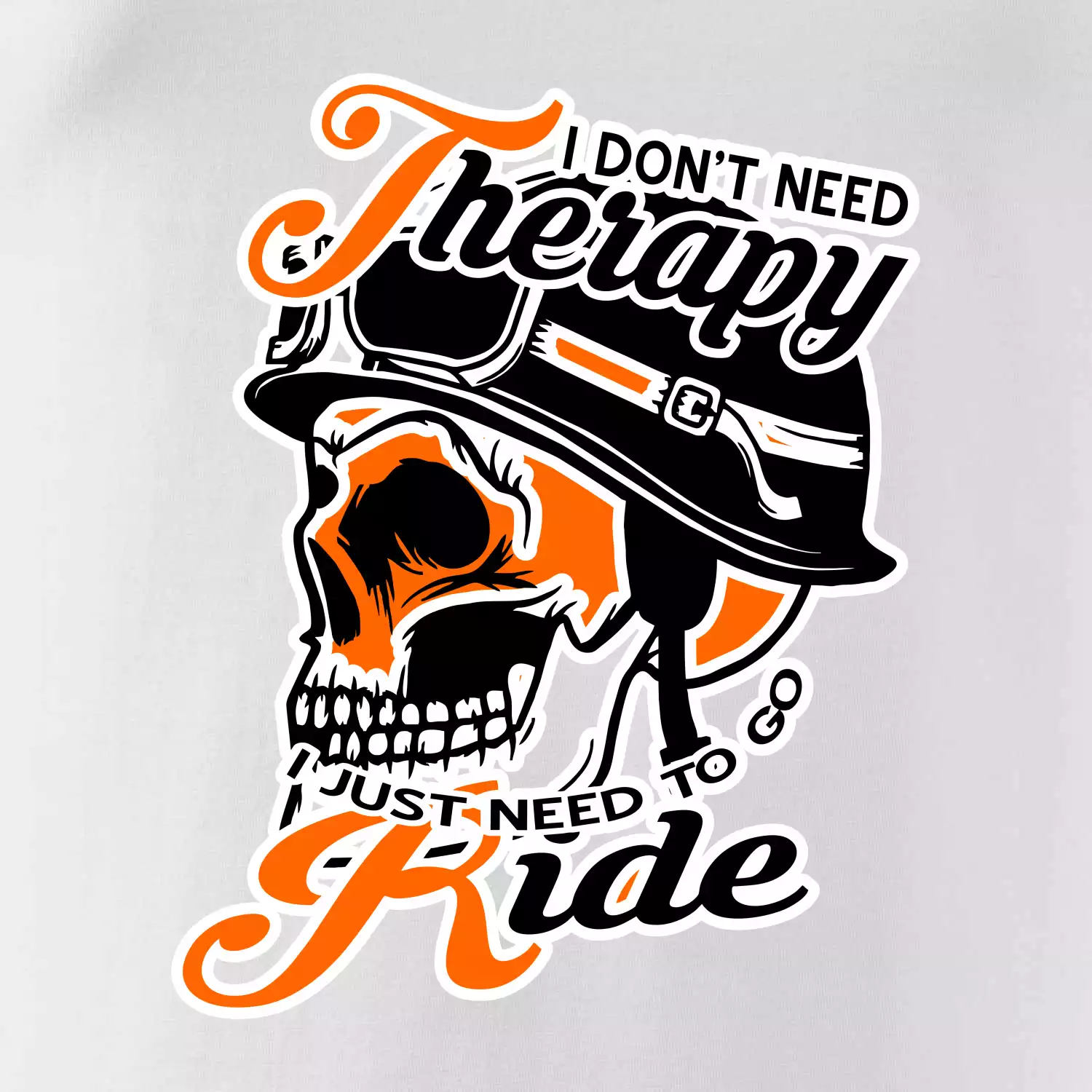 I don't need therapy moto ride