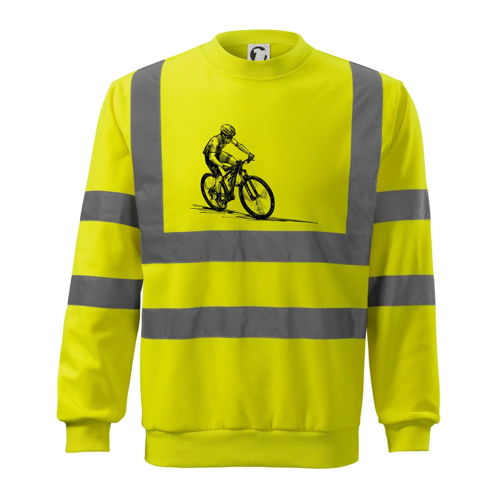 MTB kreslený cyklista