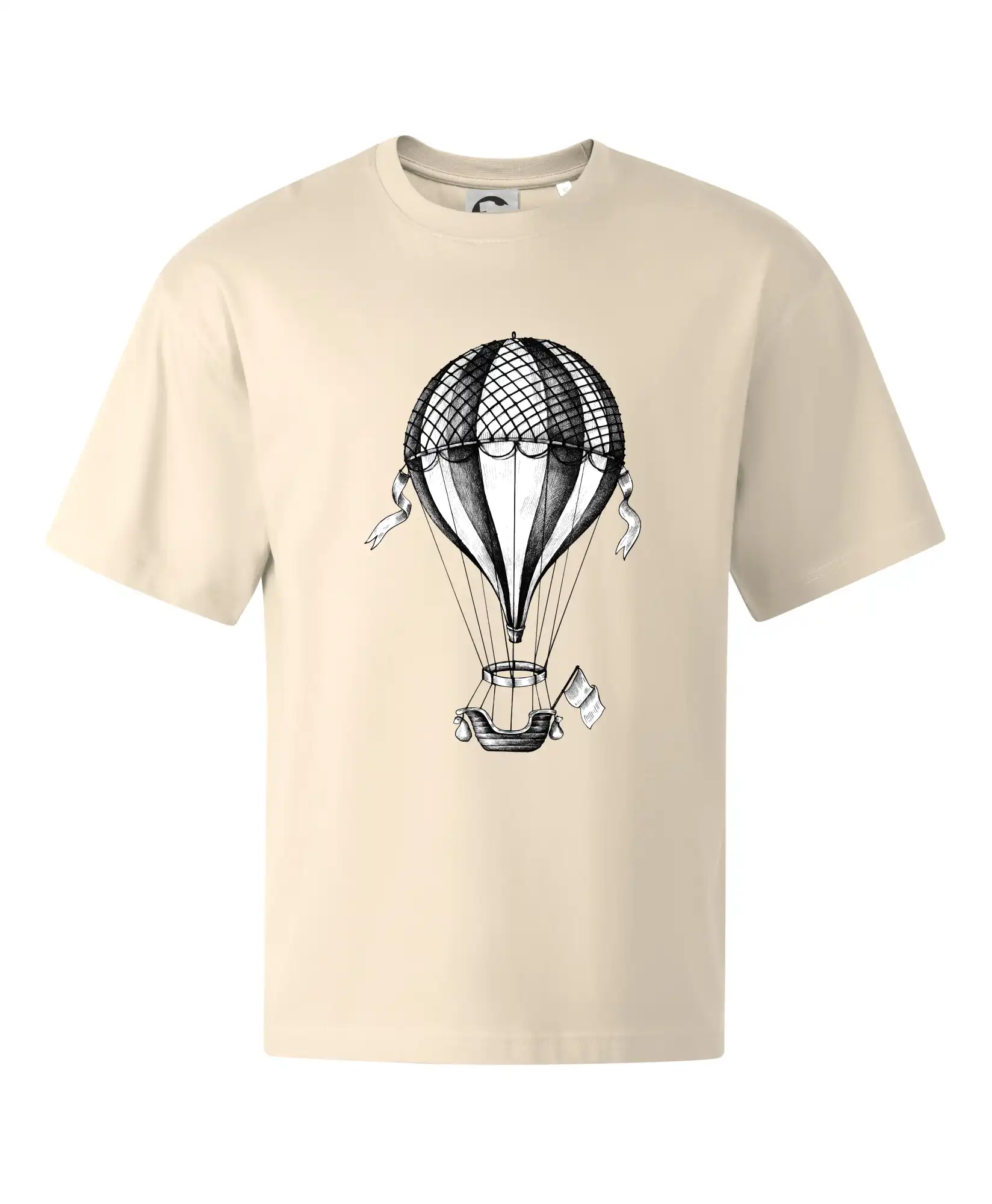 Horkovzdušný balón  kreslený