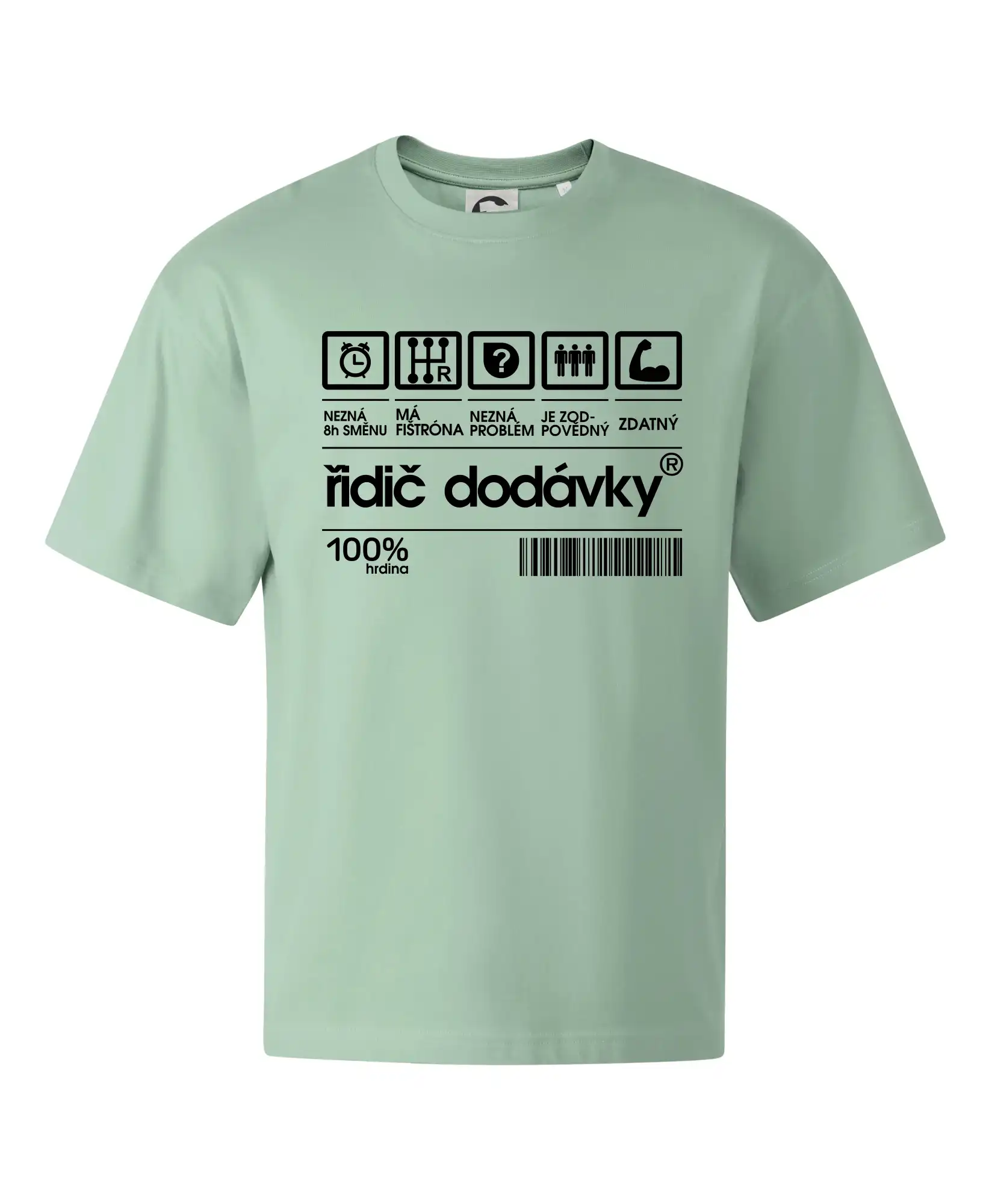 Čárový kód - řidič dodávky