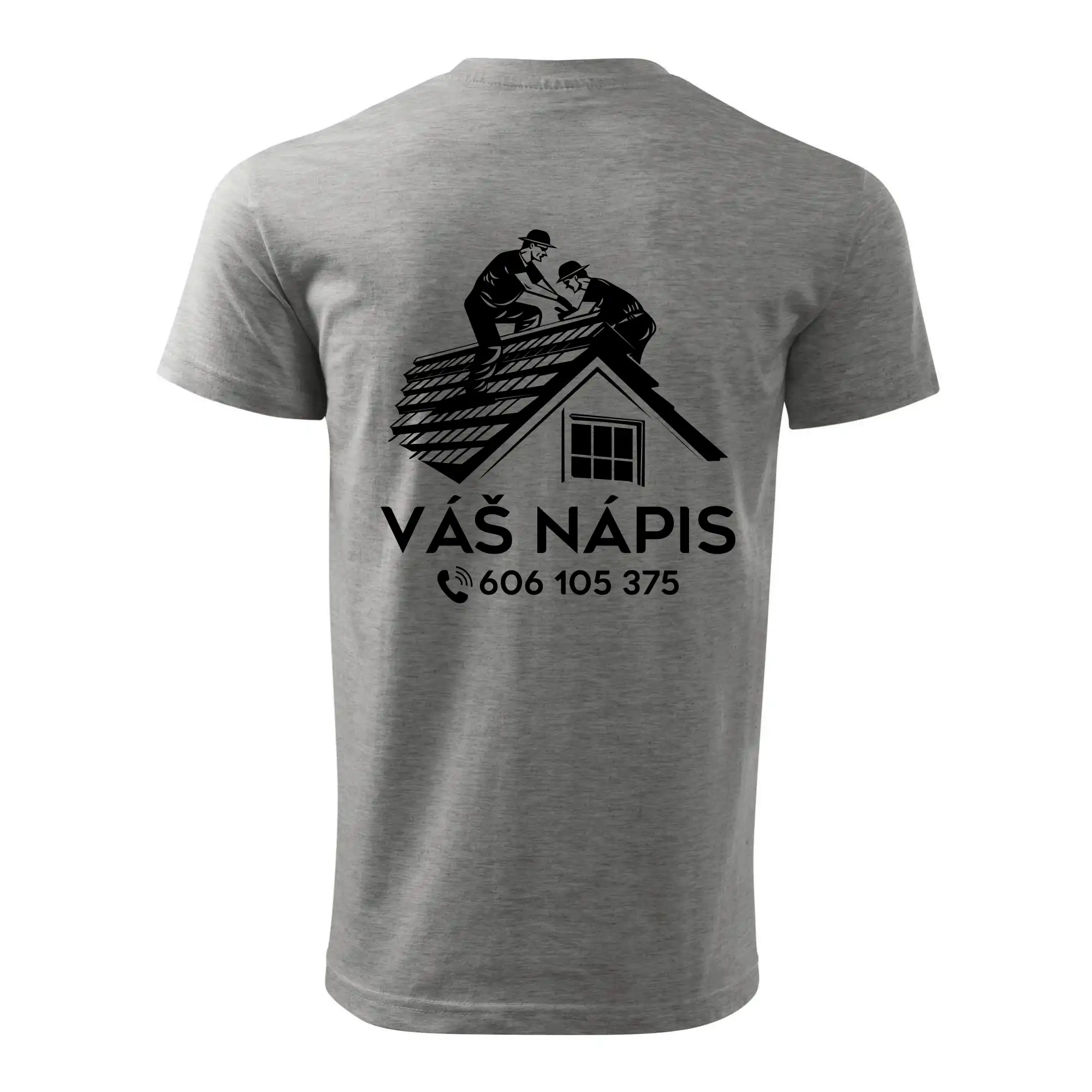 Tričko pro pokrývače - Dva dělníci