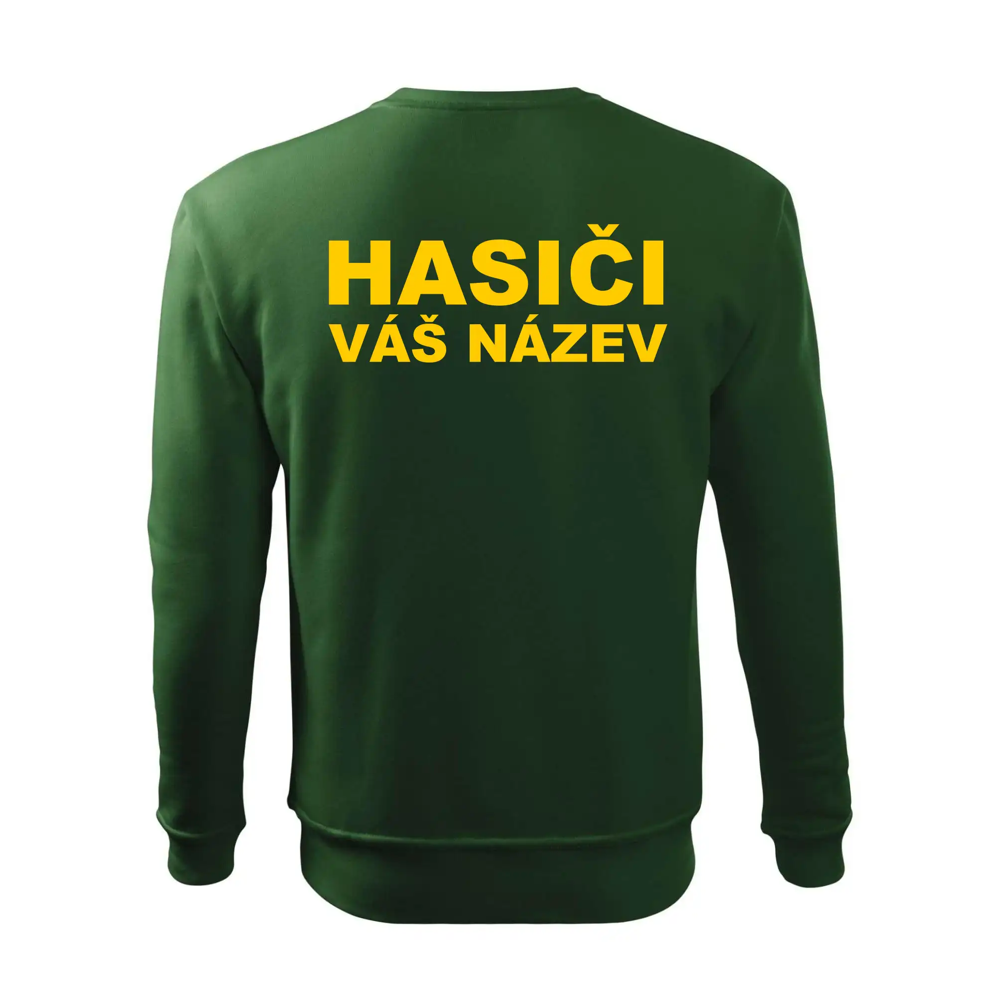 Hasiči - žlutý nápis - váš název sboru