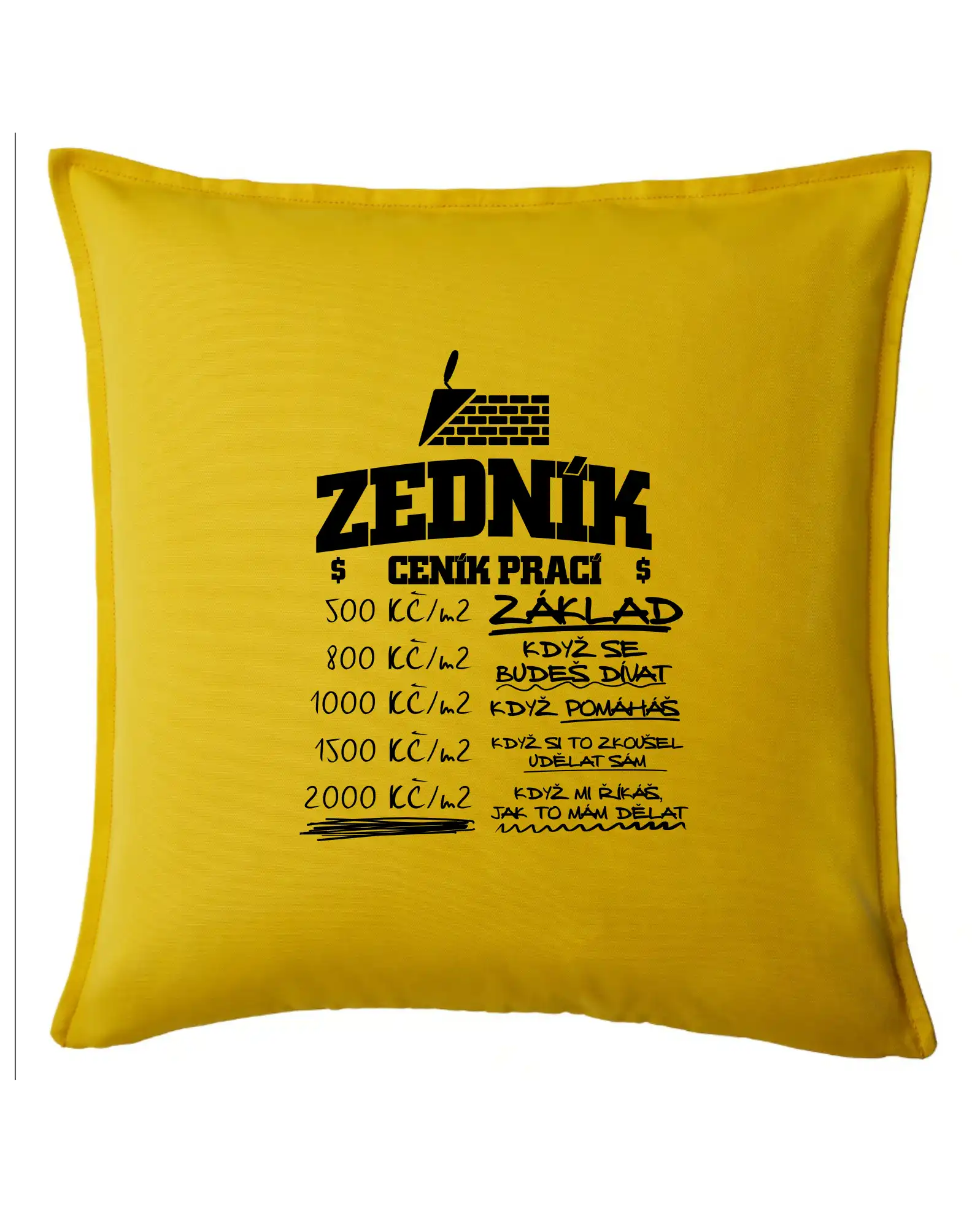 Ceník zedníka - cena za metr
