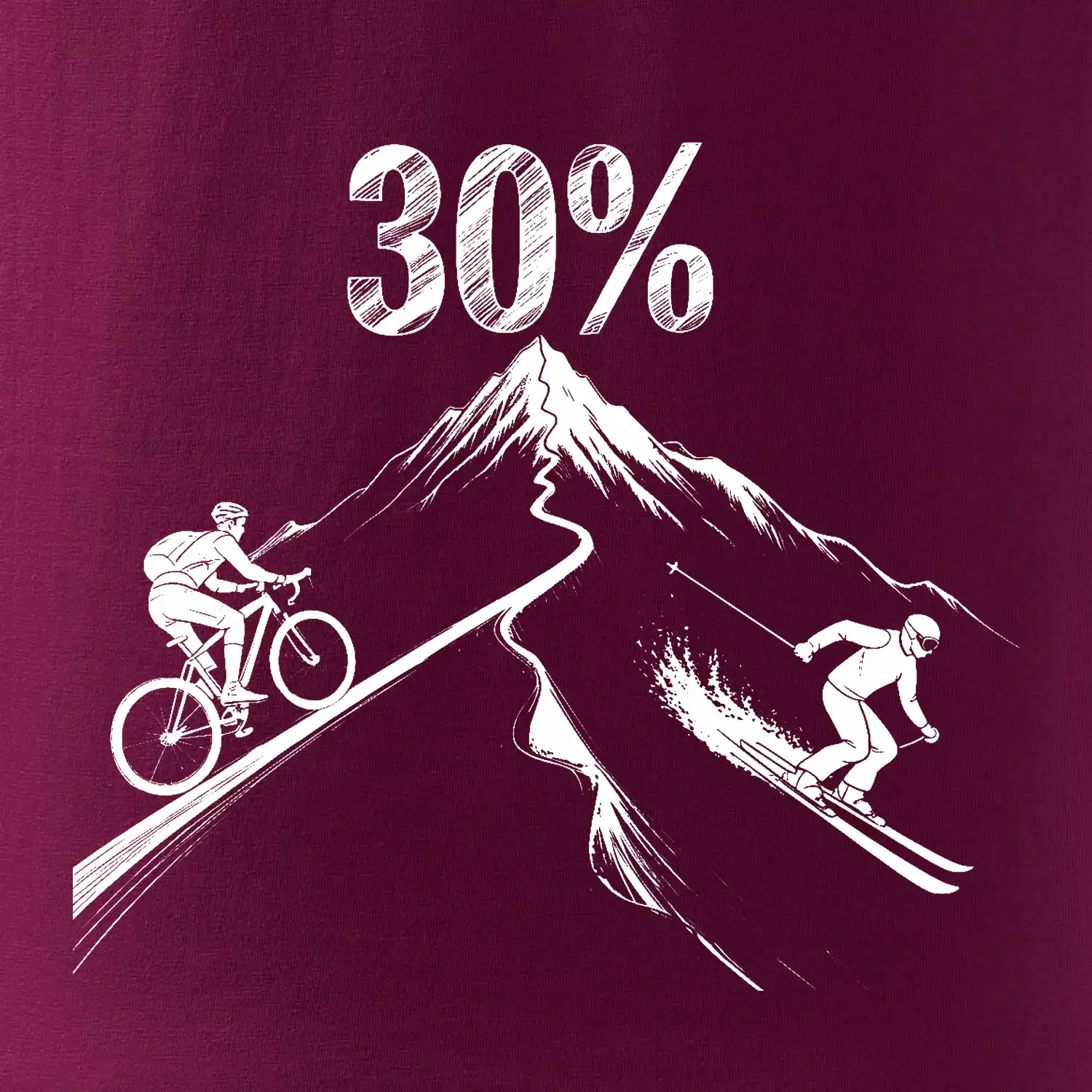 Narozeniny cyklista a lyžař 30