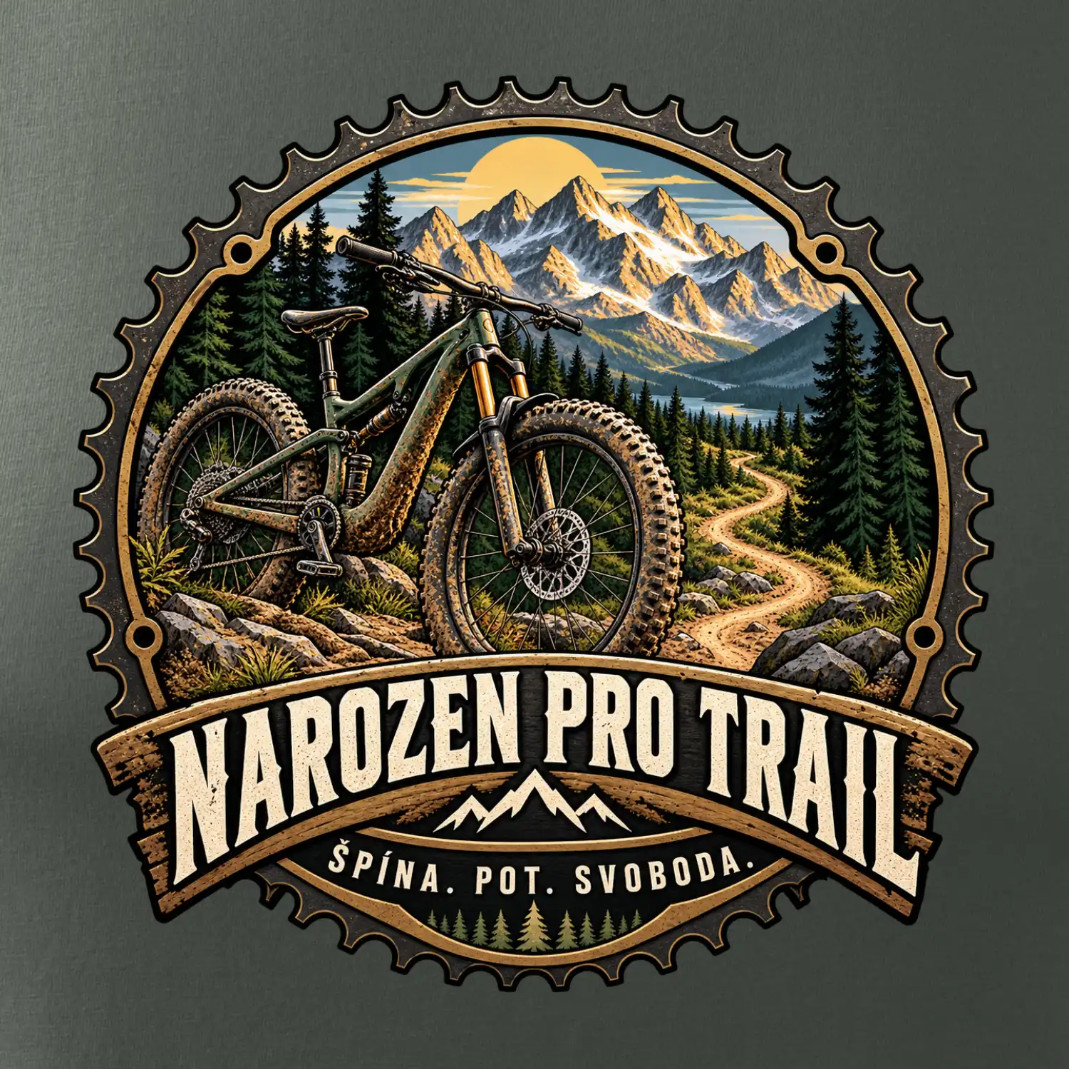 Narozen pro trail špína pot svoboda