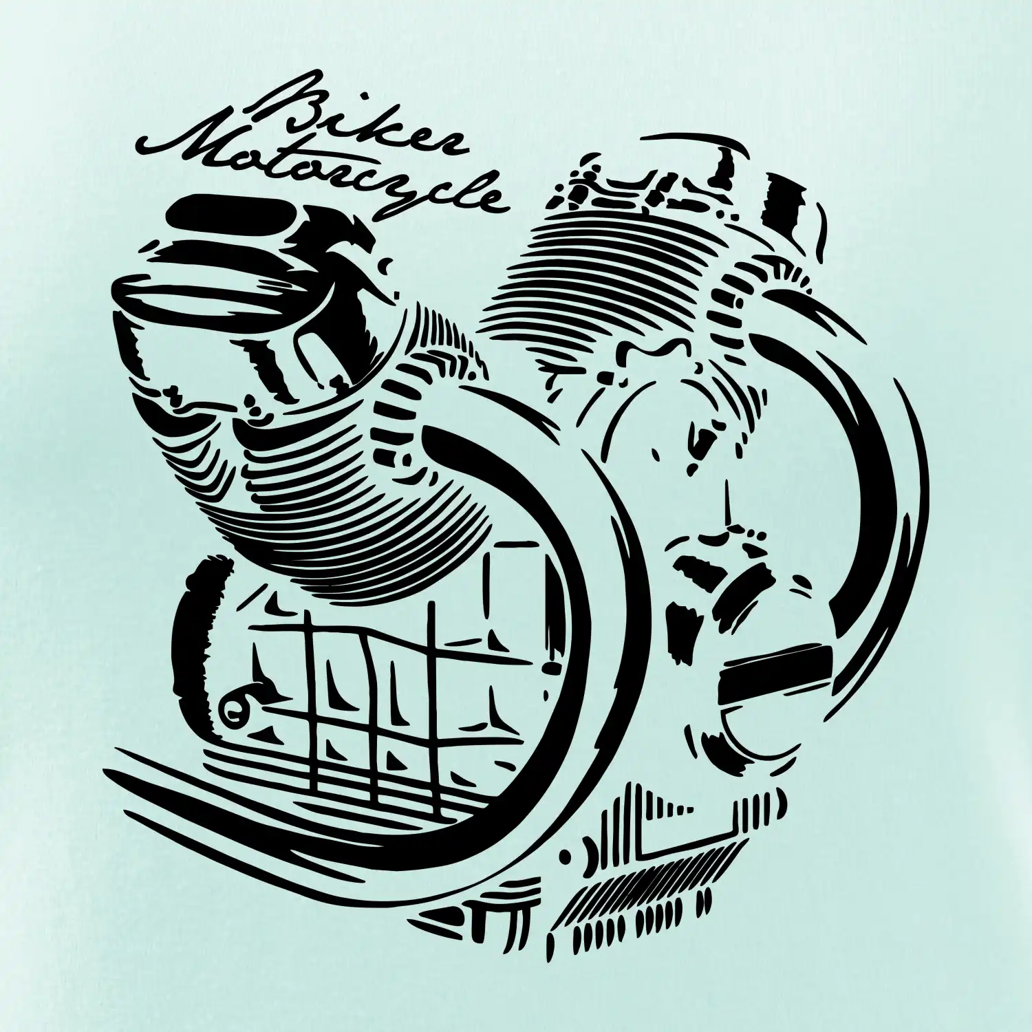 Biker Motorcycle motor