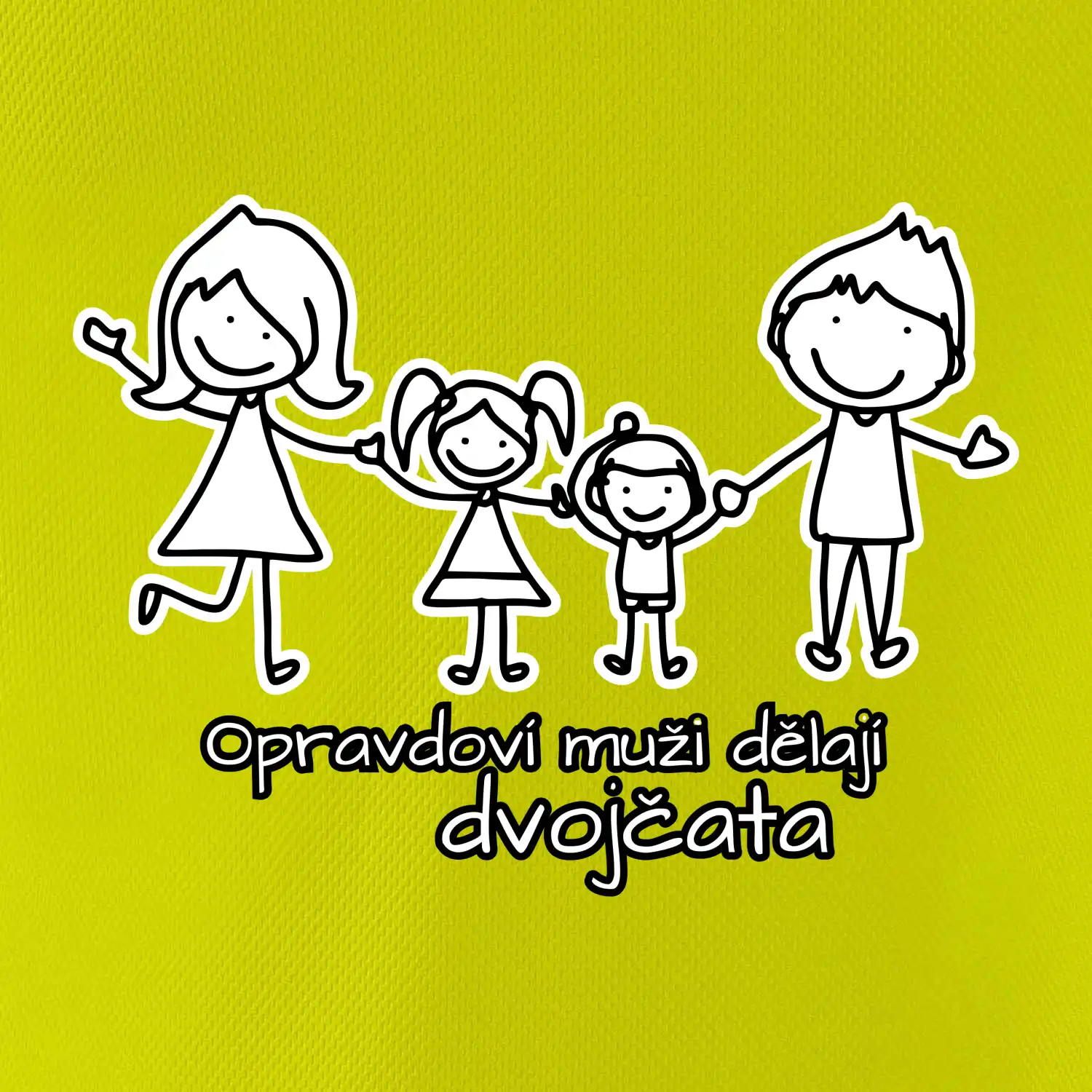 Opravdoví muži dělají dvojčata - holka kluk