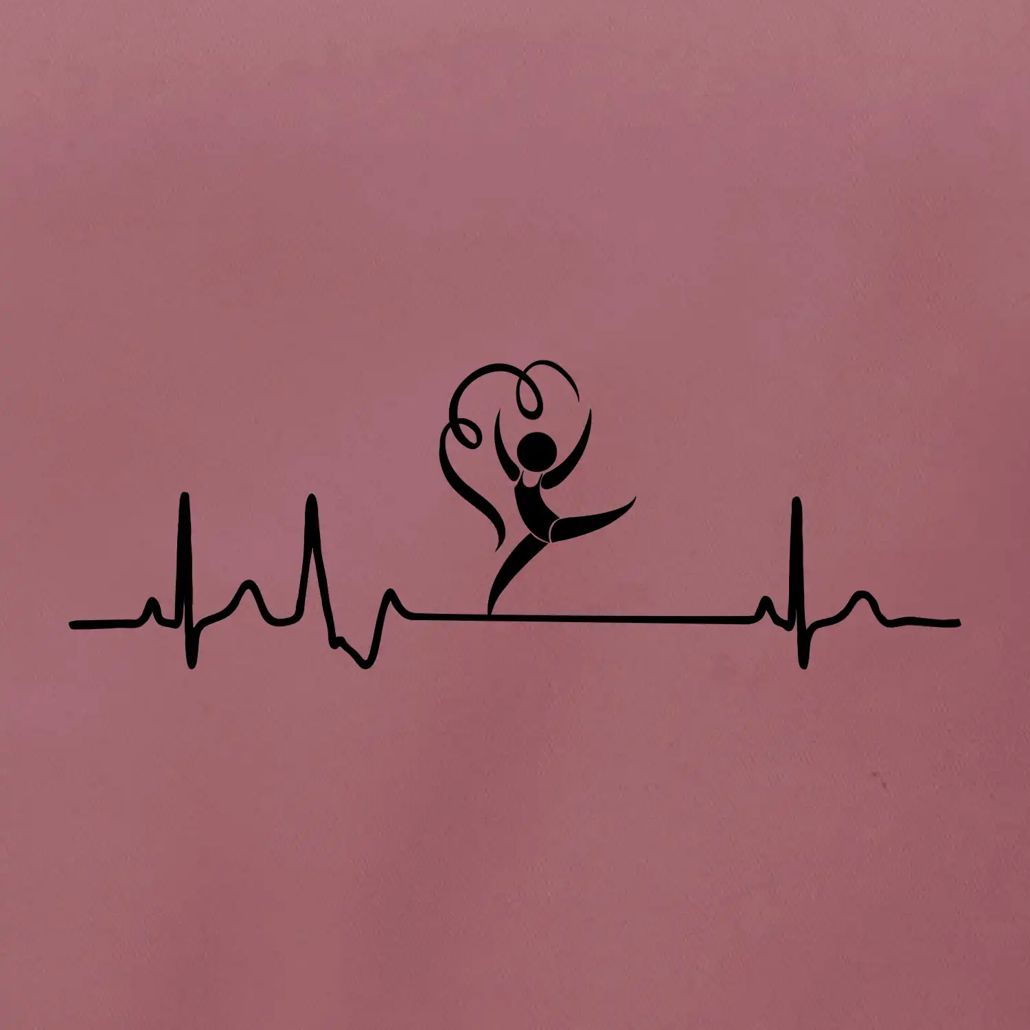 EKG moderní gymnastika stuha