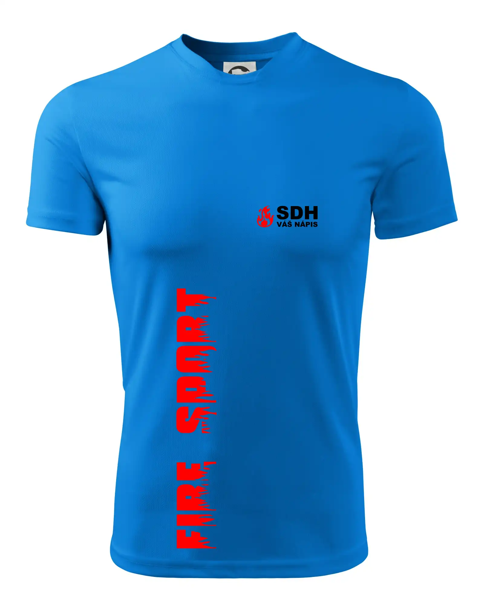 SDH nápis (oheň, firesport, název sboru - vlastní nápis)