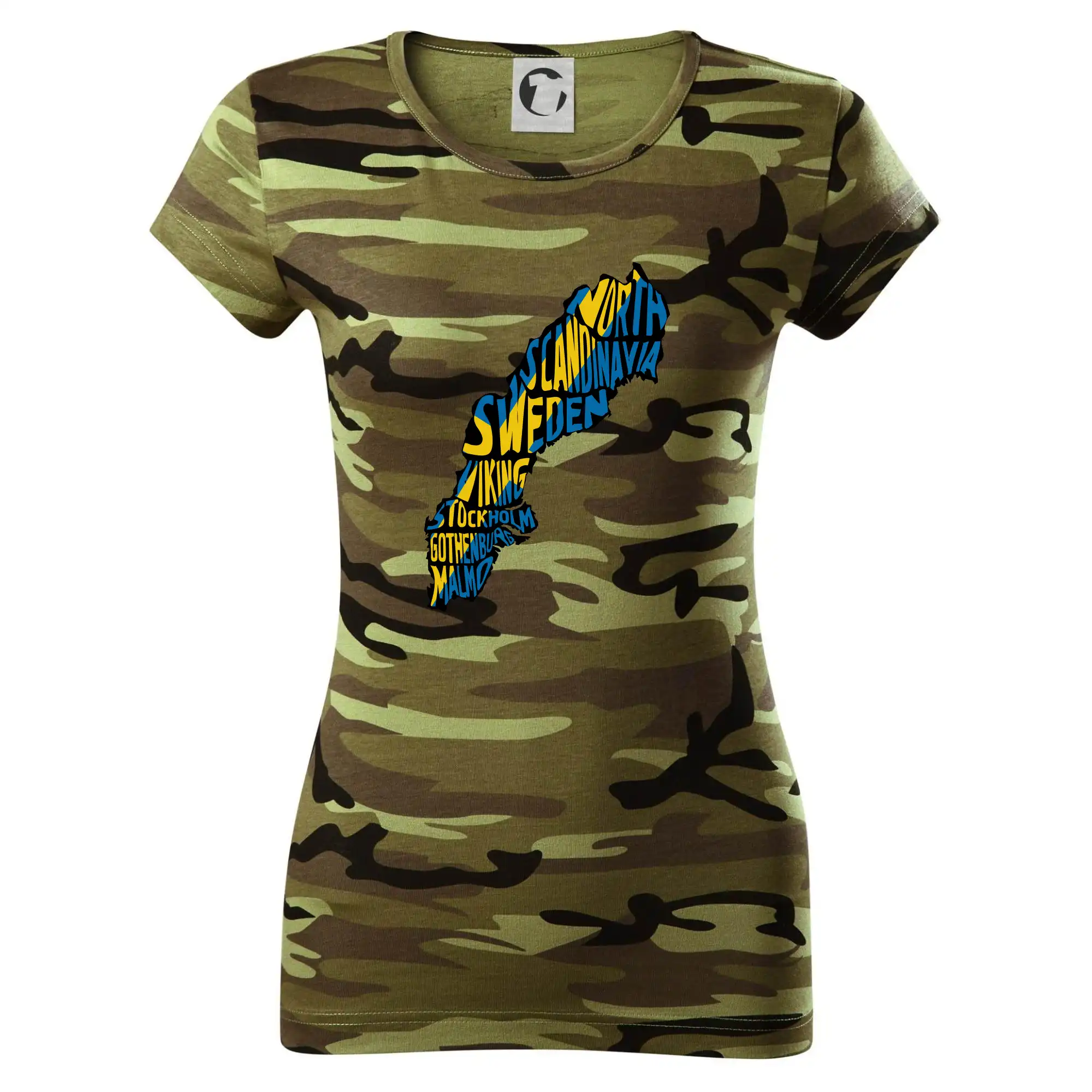 Mapy - názvy měst - Švédsko