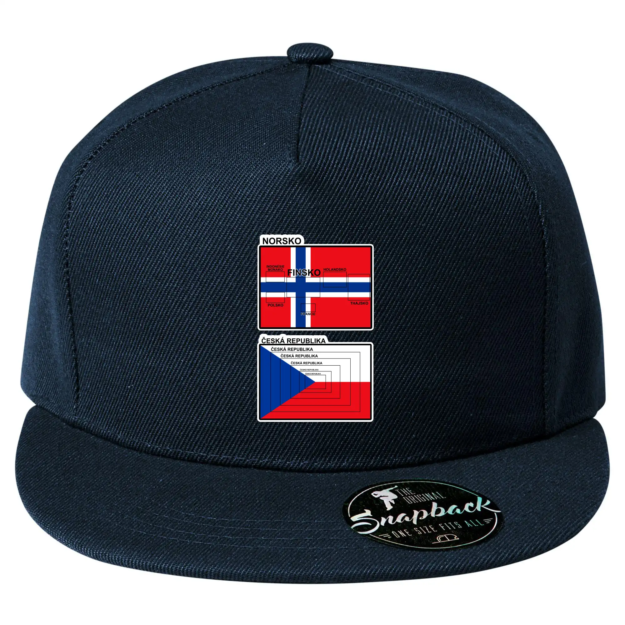 Norská a česká vlajka