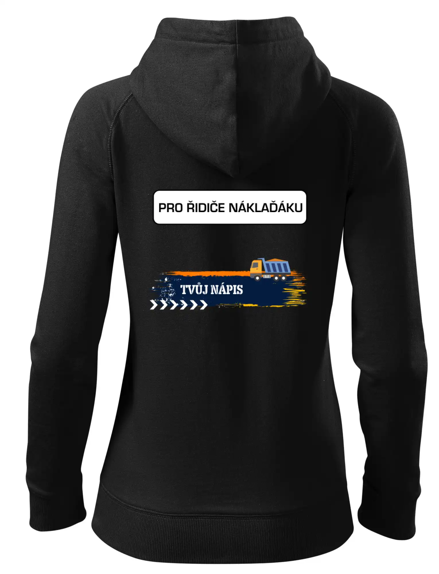 Stavba - vlastní nápis - náklaďák