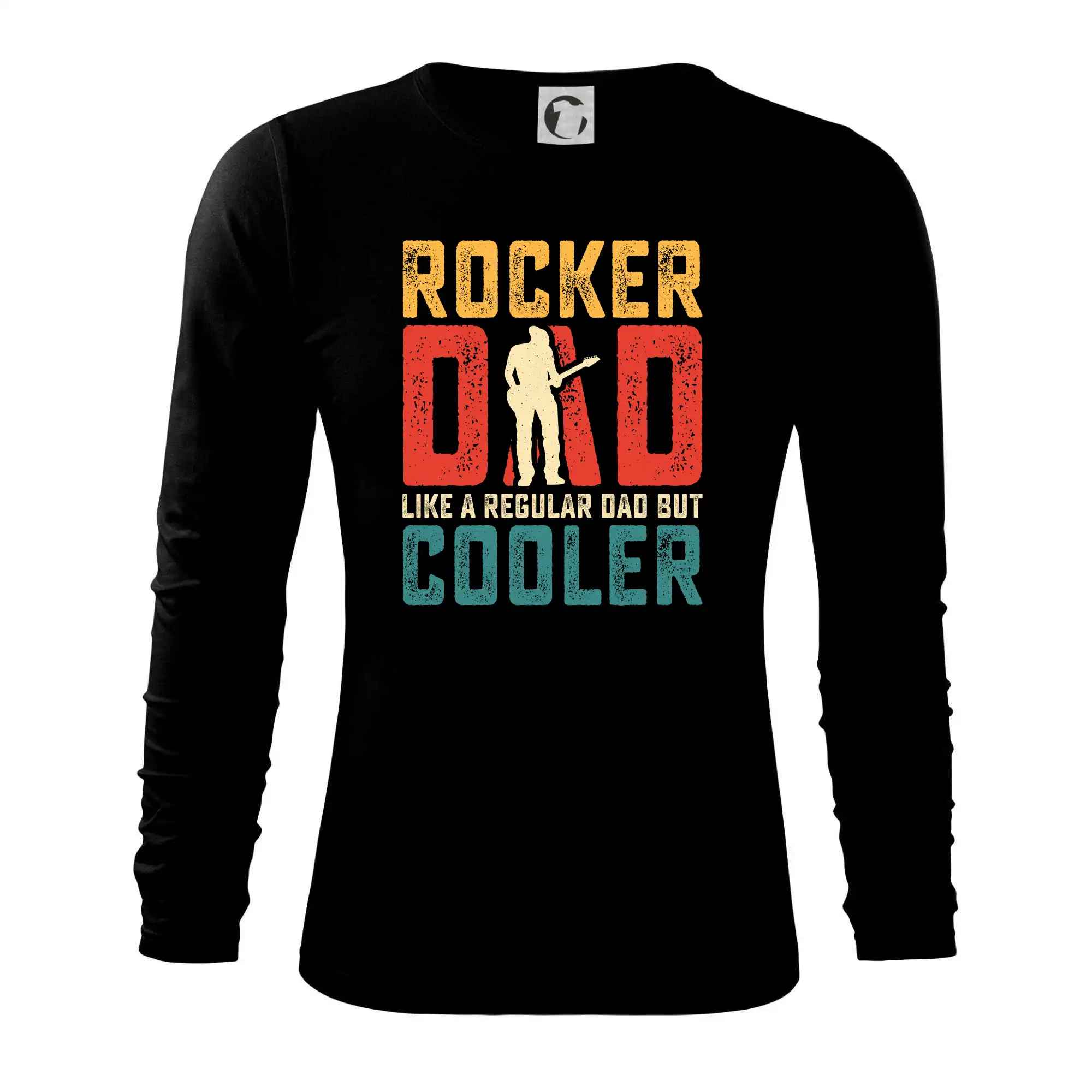 Rocker dad like a regular dad but cooler