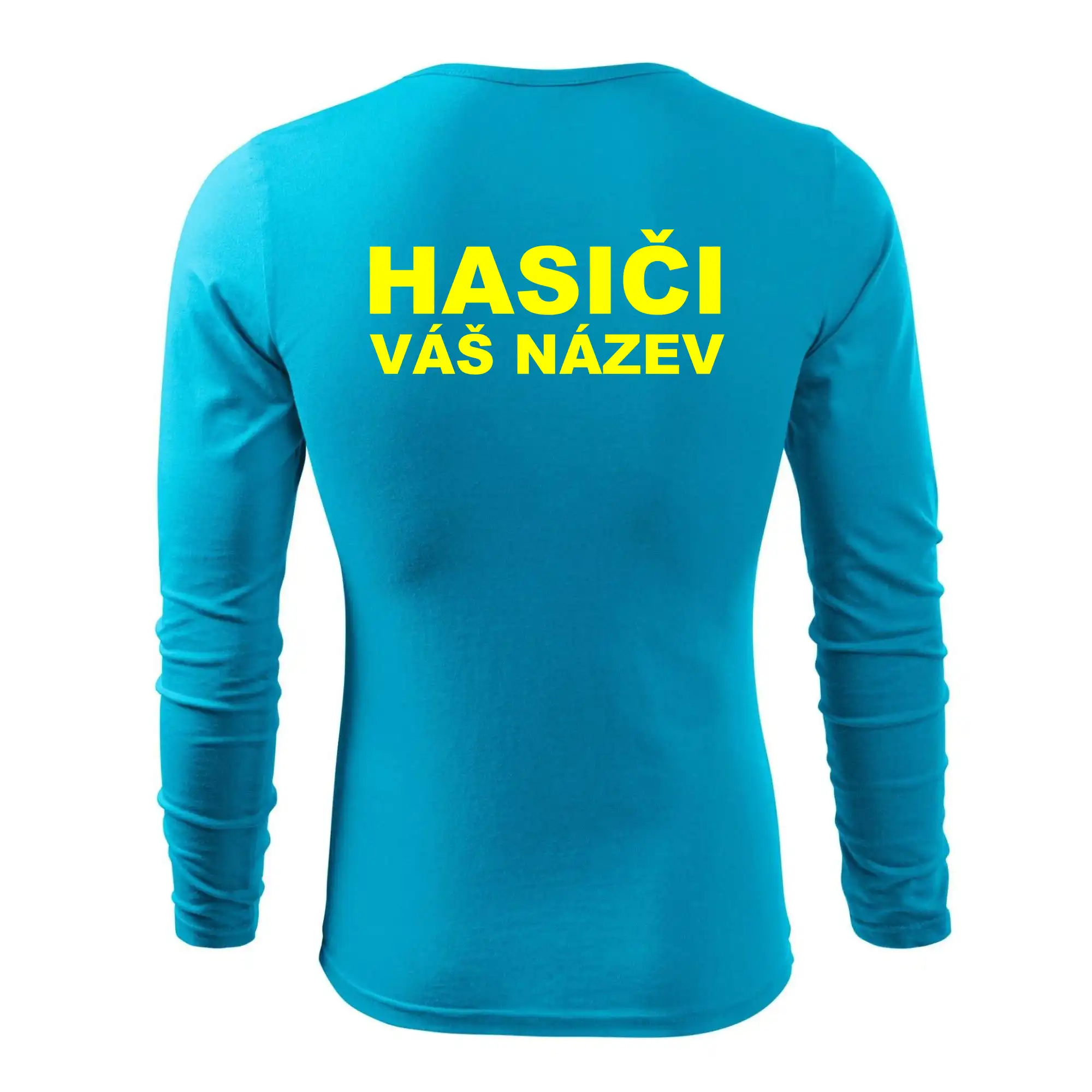 Hasiči - žlutý nápis - váš název sboru