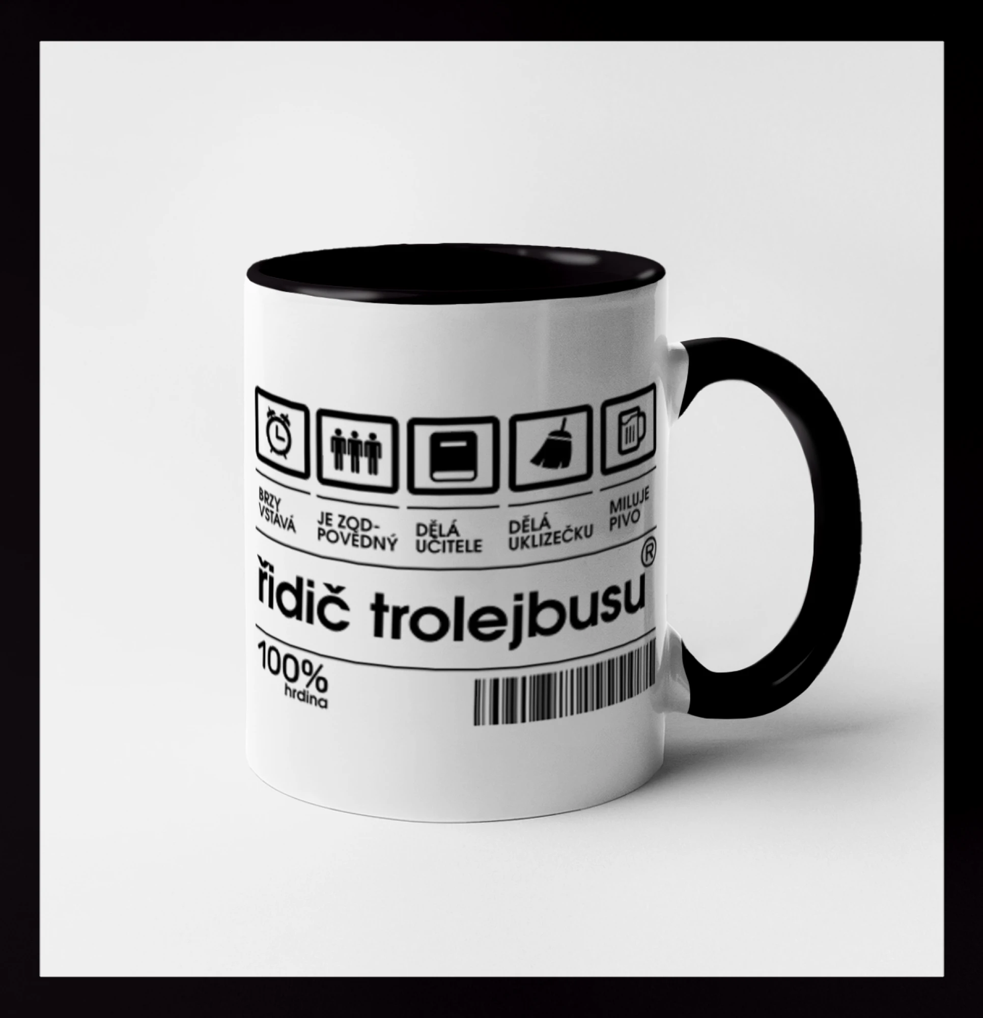 Čárový kód -  Řidič trolejbusu